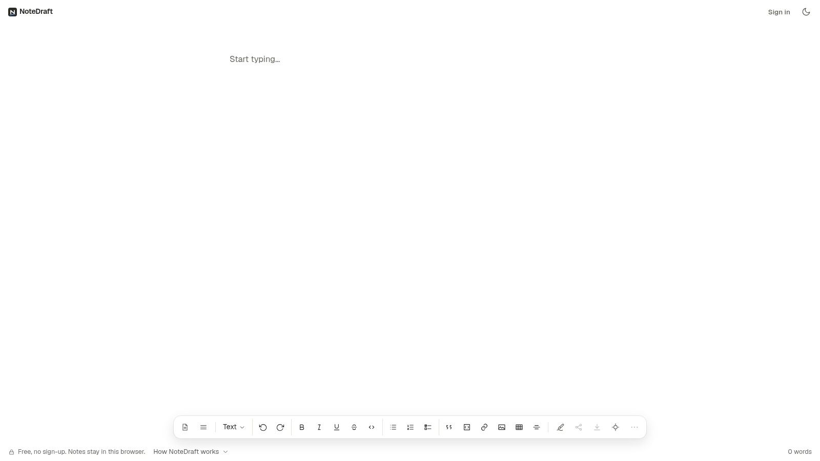 NoteDraft