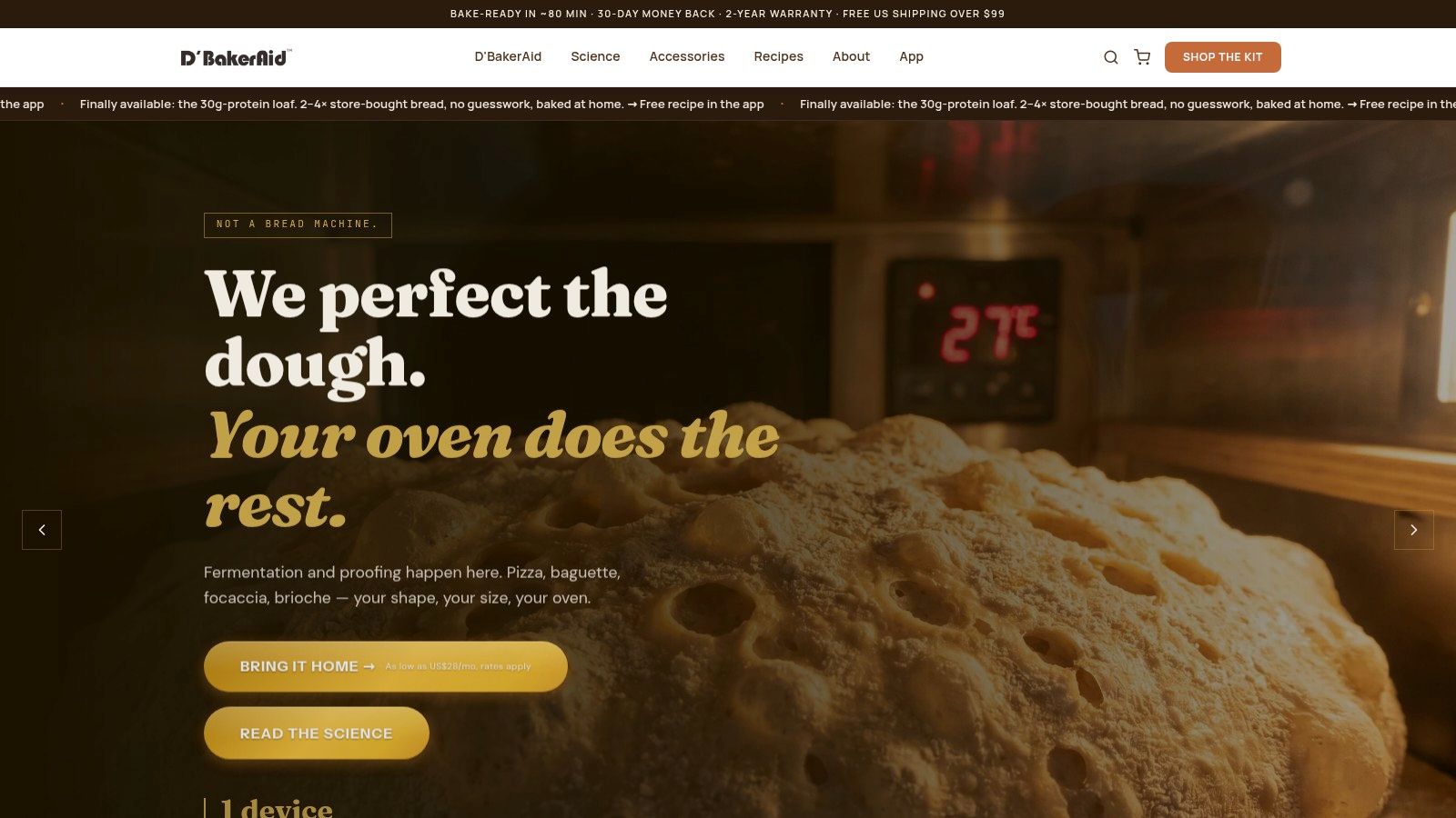 Screenshot from https://www.dbakeraid.com