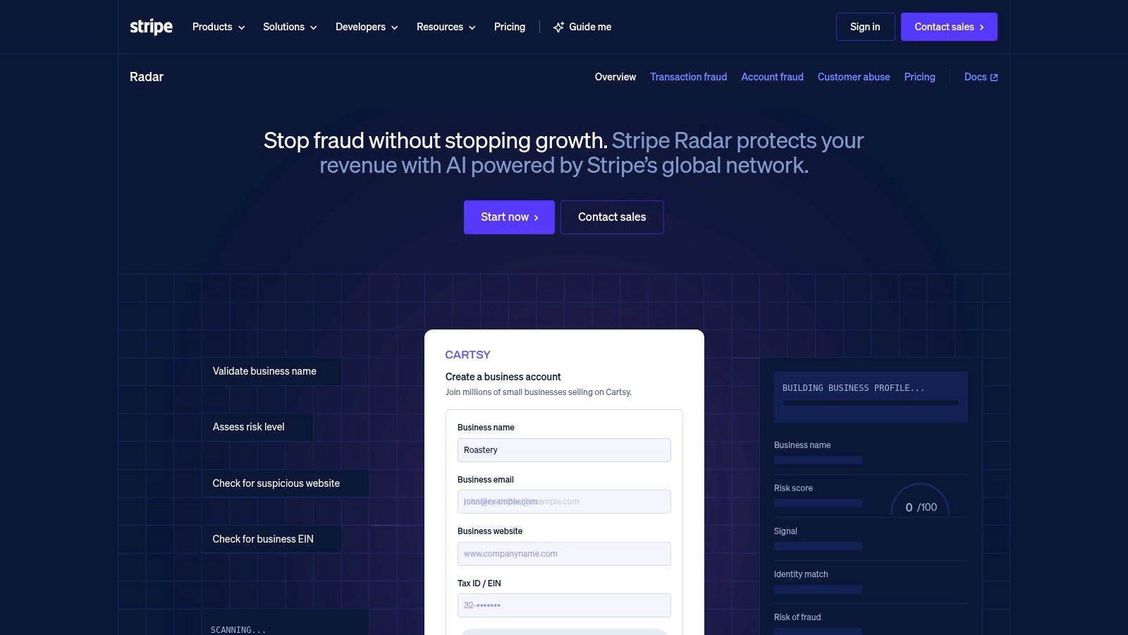 Stripe Radar