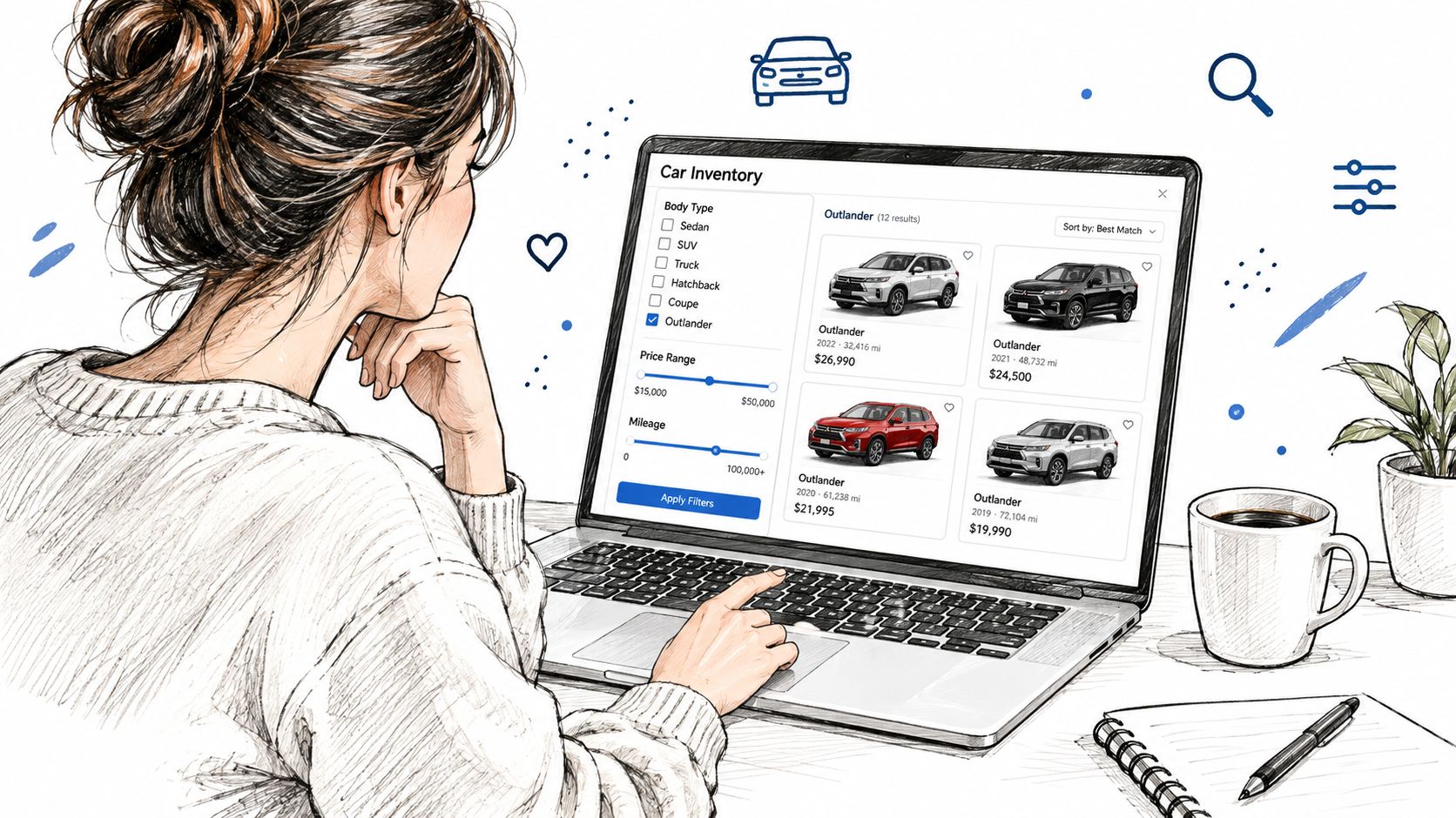 Screenshot from https://www.southshoremitsubishi.com/new-inventory/index.htm