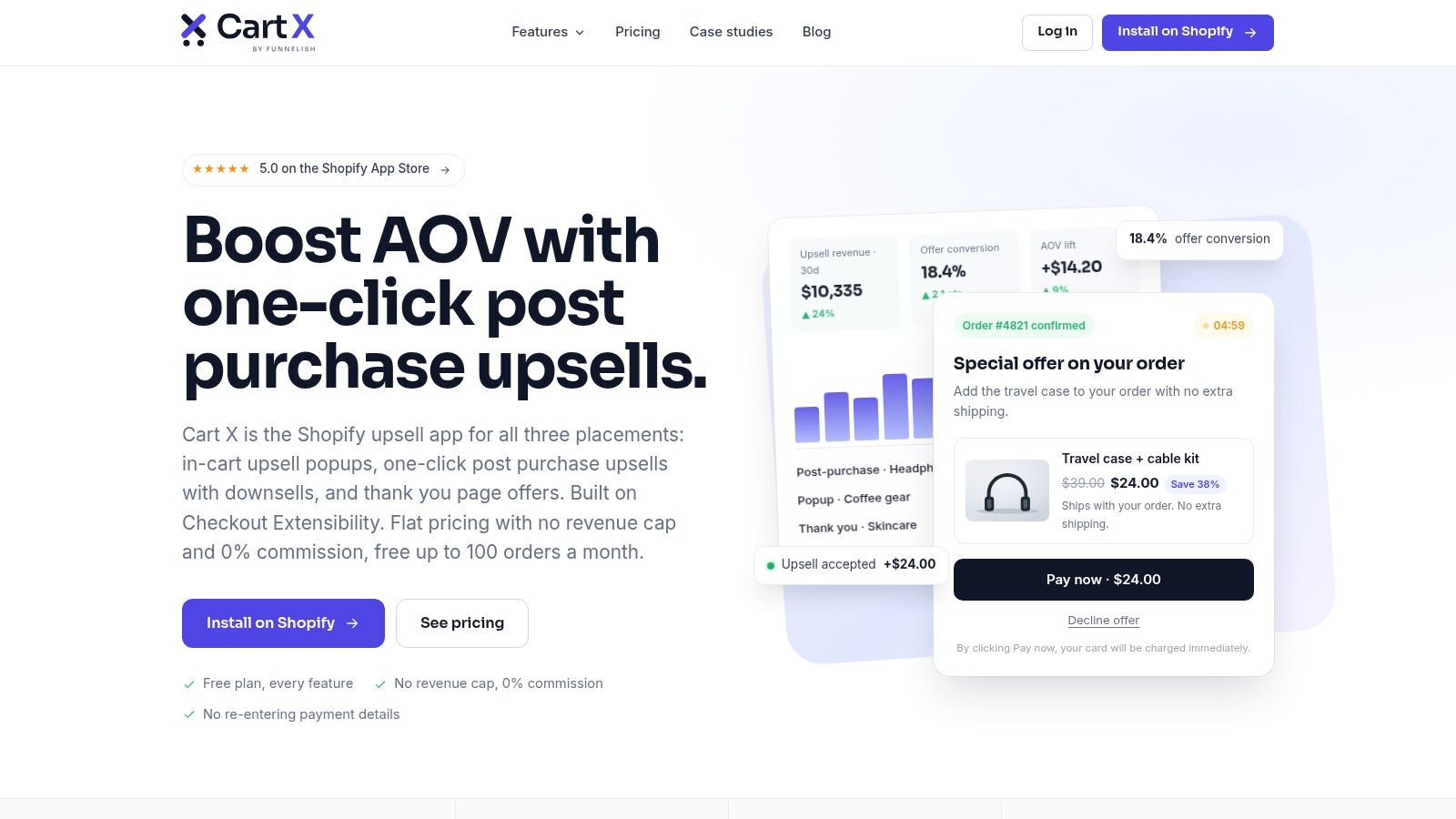 Cart X – Post Purchase Upsell (Royal Apps)