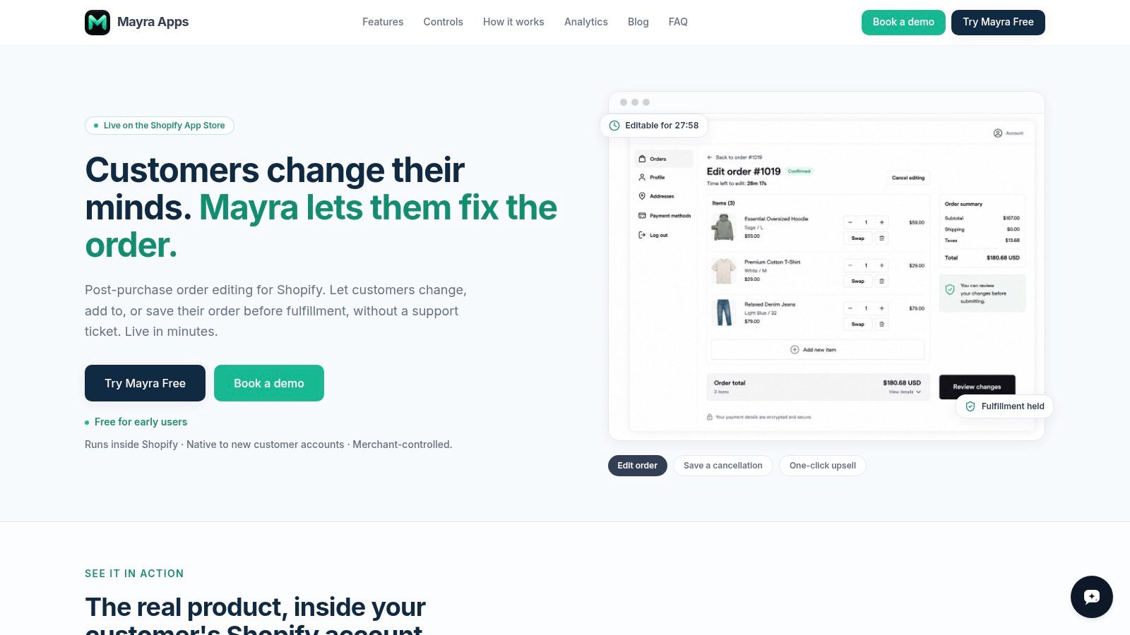 Screenshot from https://mayraapps.com