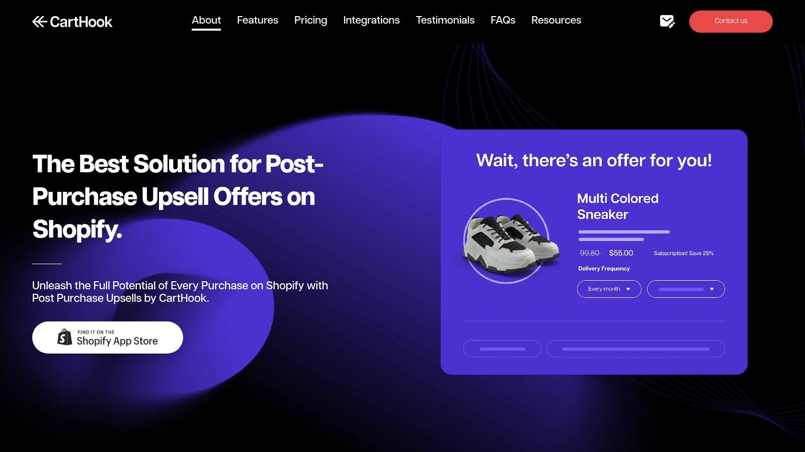 CartHook Upsell, Post Purchase Offers by CartHook