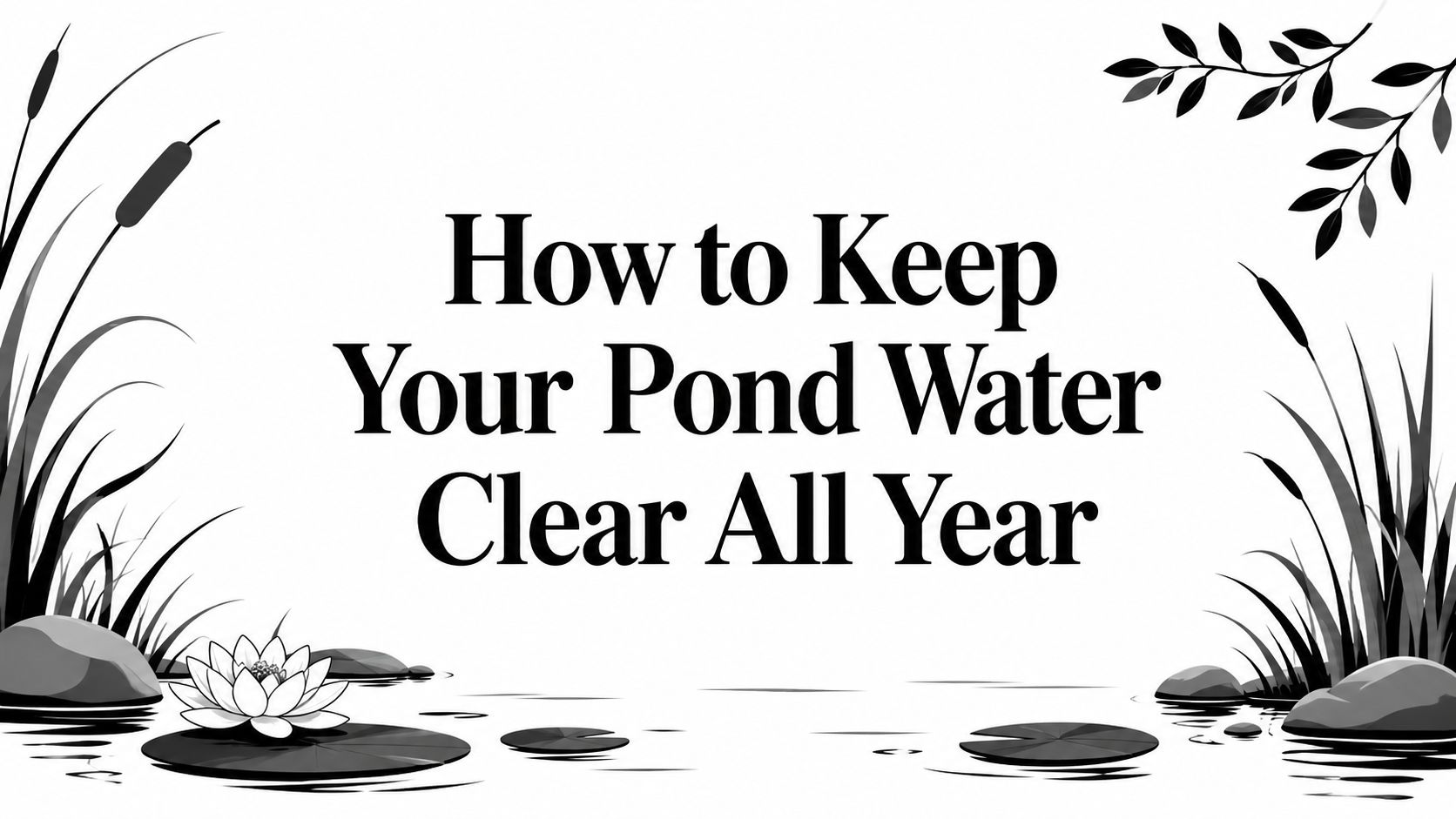 How to Keep Your Pond Water Clear All Year
