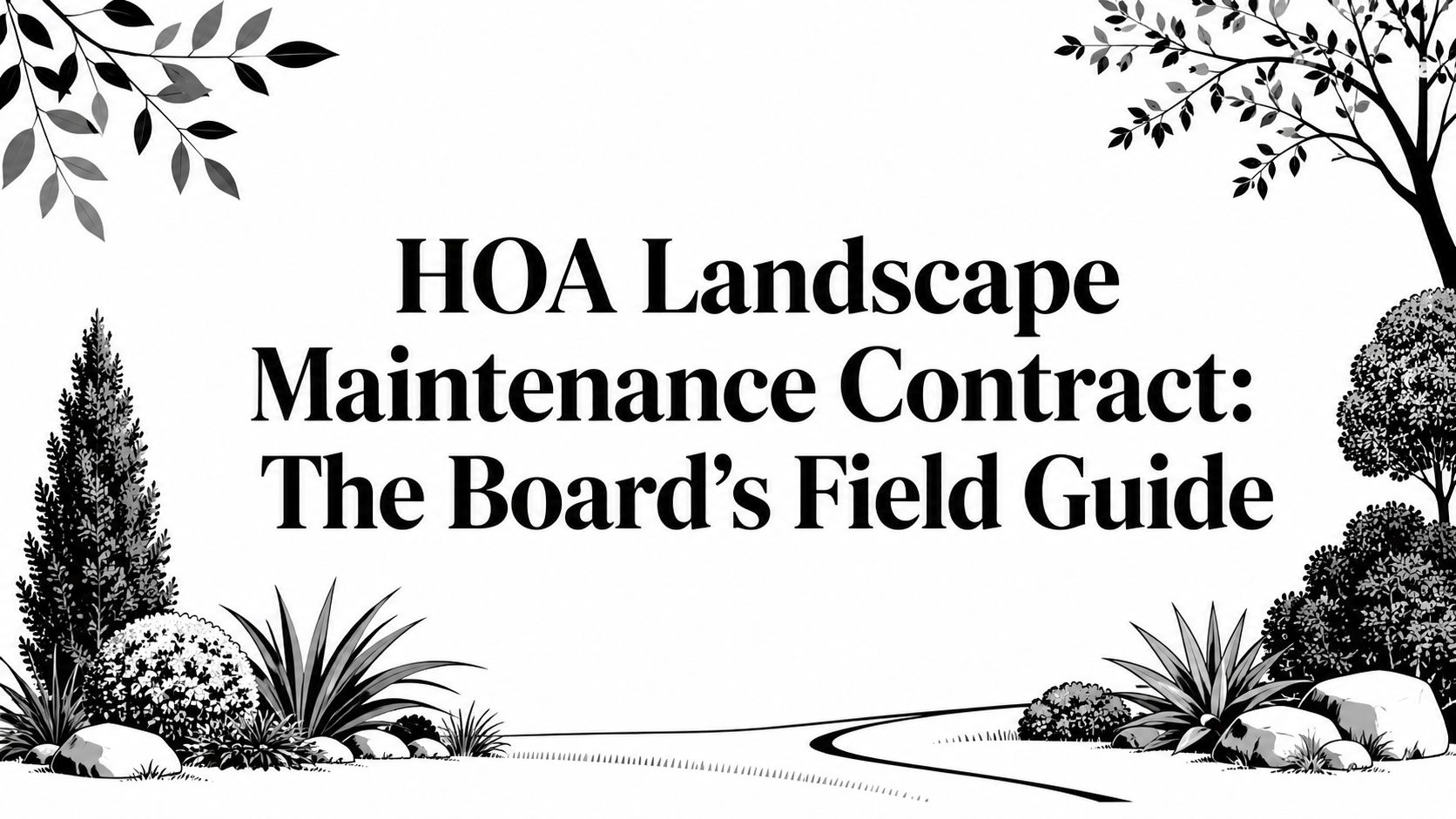 HOA Landscape Maintenance Contract: The Board’s Field Guide