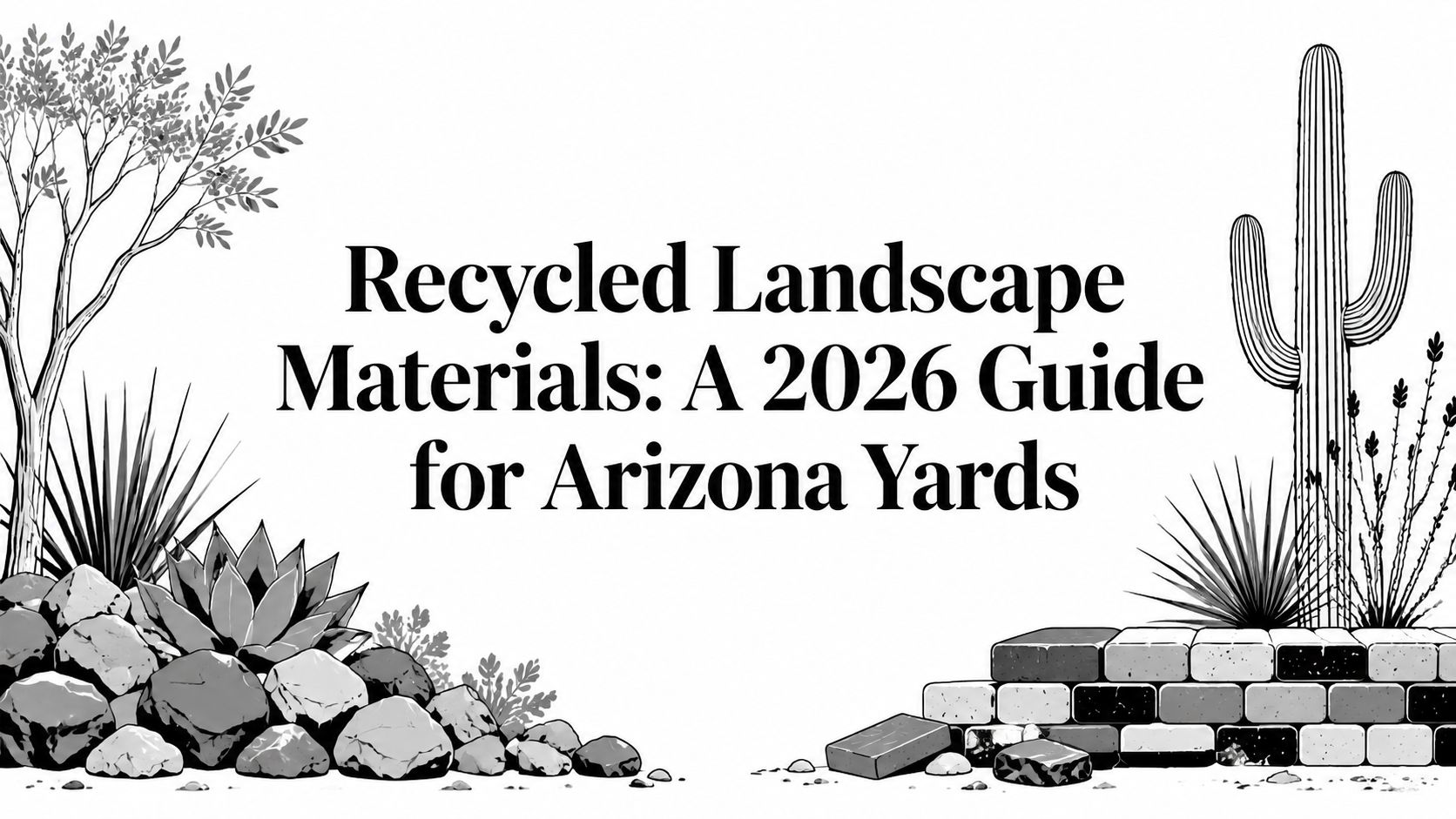 Recycled Landscape Materials: A 2026 Guide for Arizona Yards