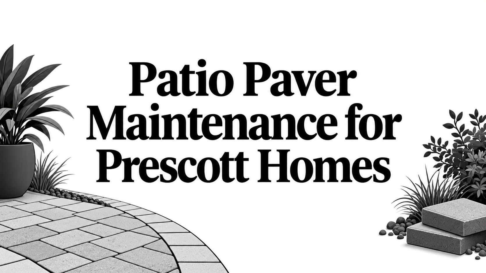 Patio Paver Maintenance for Prescott Homes