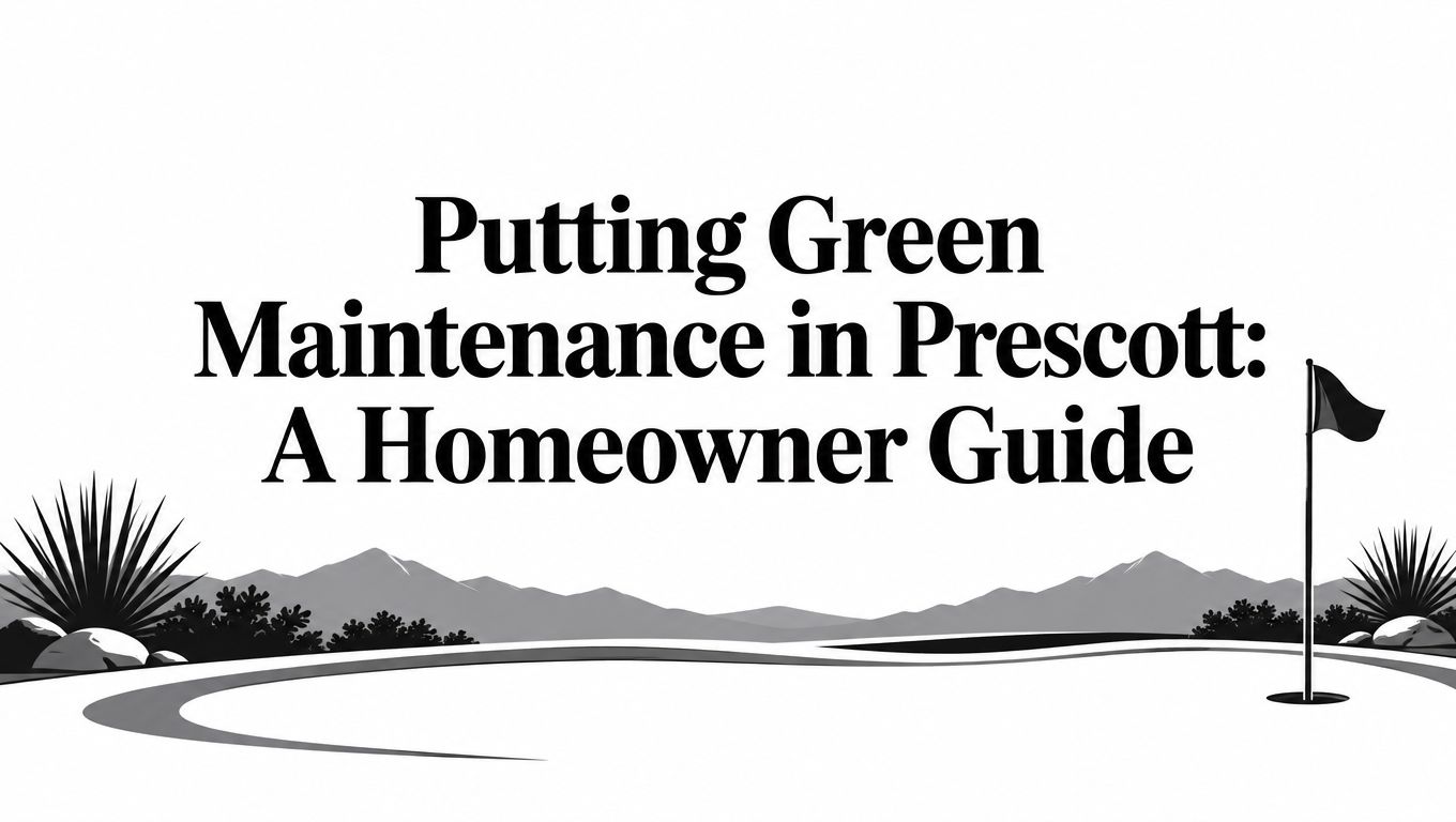 Putting Green Maintenance in Prescott: A Homeowner Guide