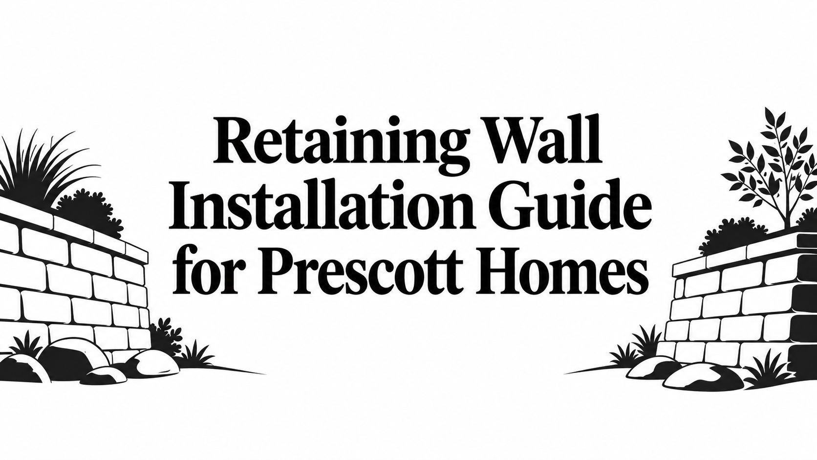 Retaining Wall Installation Guide for Prescott Homes