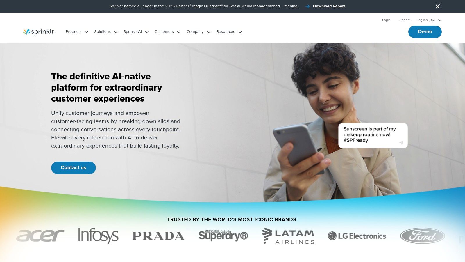 Sprinklr Social (Unified-CXM)