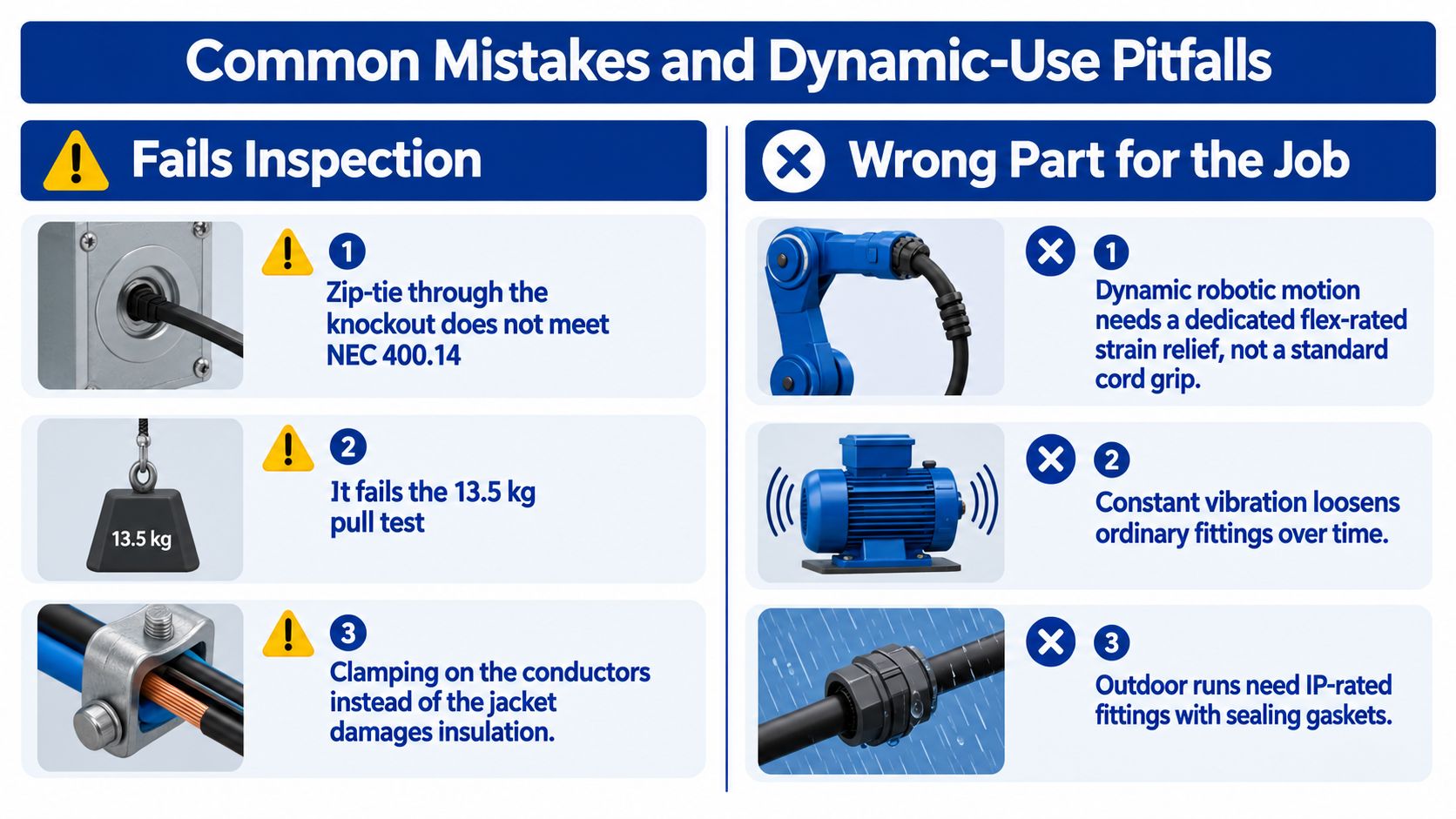 Wiring Strain Relief: Choose and Install the Right One