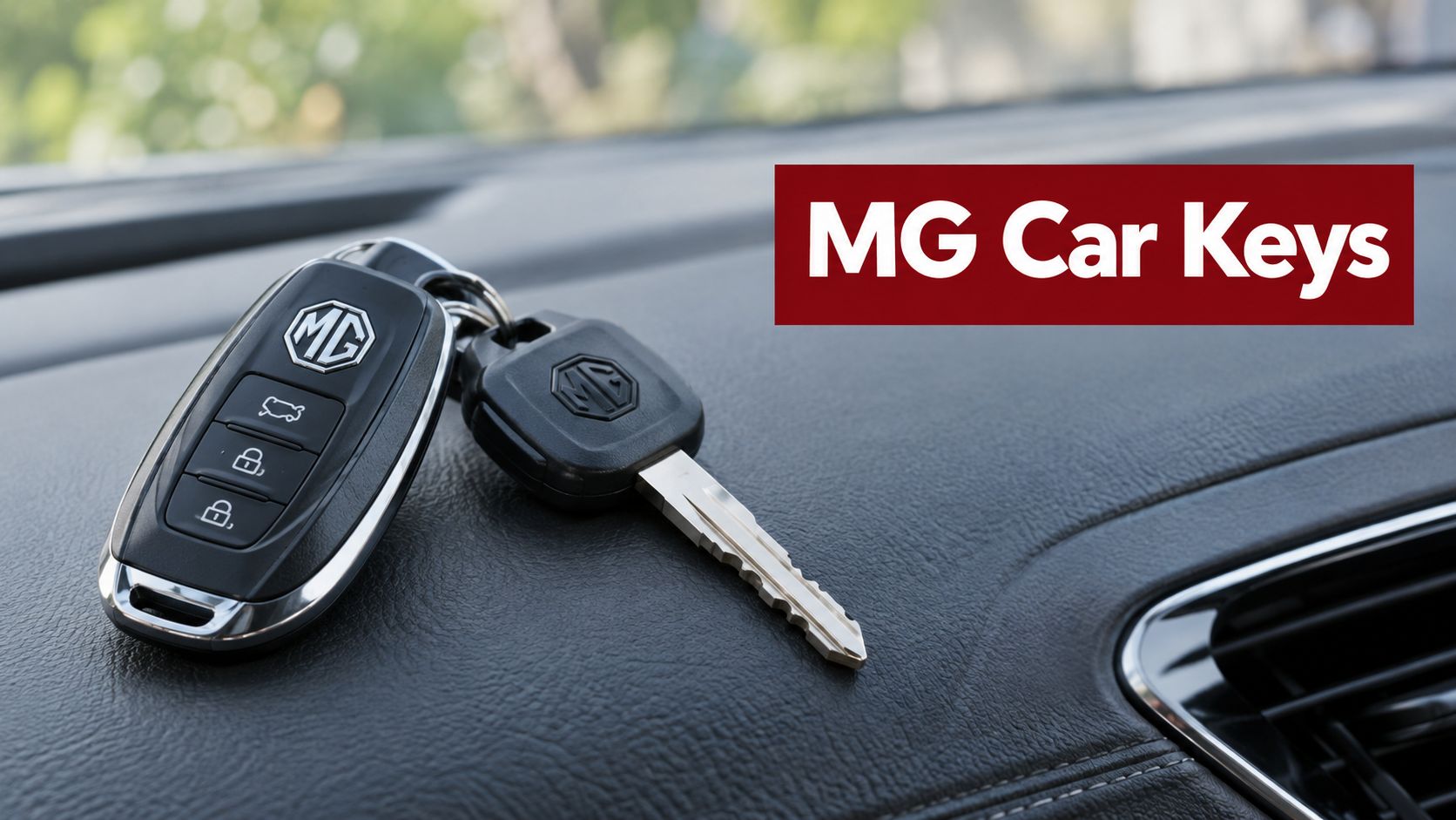 MG Car Keys: Replacement, Programming and Security Guide