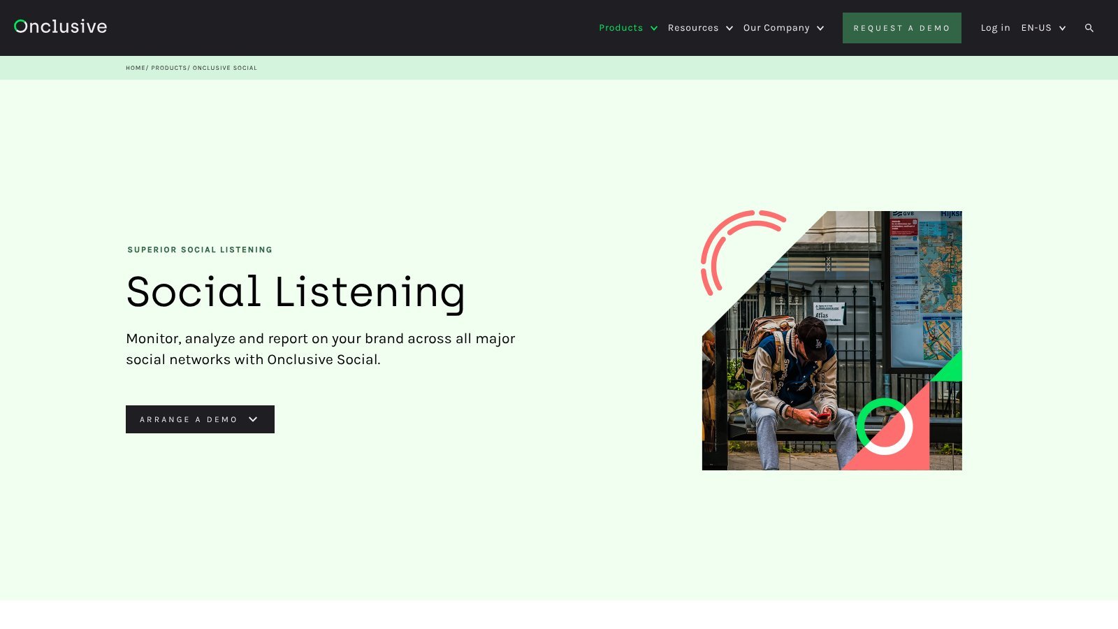 Onclusive Social listening tool
