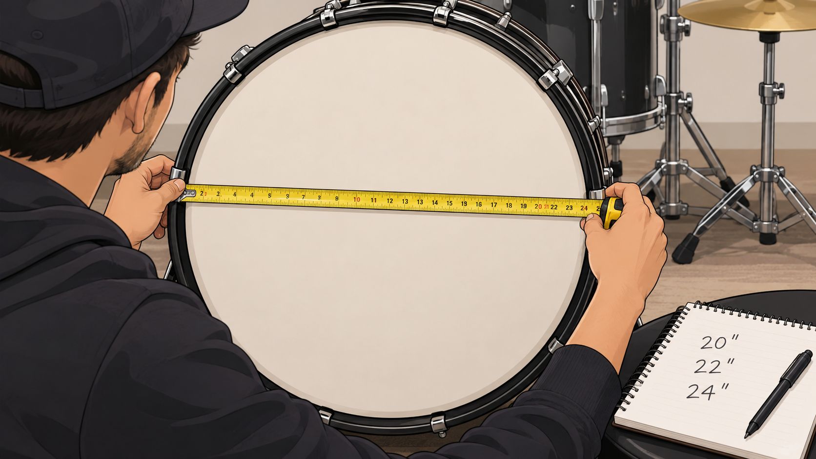 Screenshot from https://example.com/screenshots/bass-drum-measurement.jpg