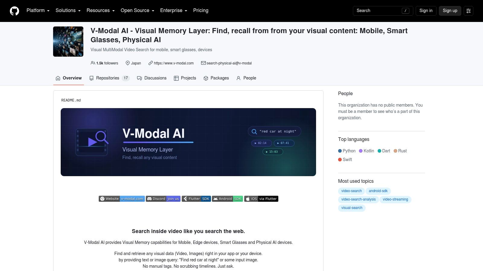 Screenshot from https://github.com/v-modal