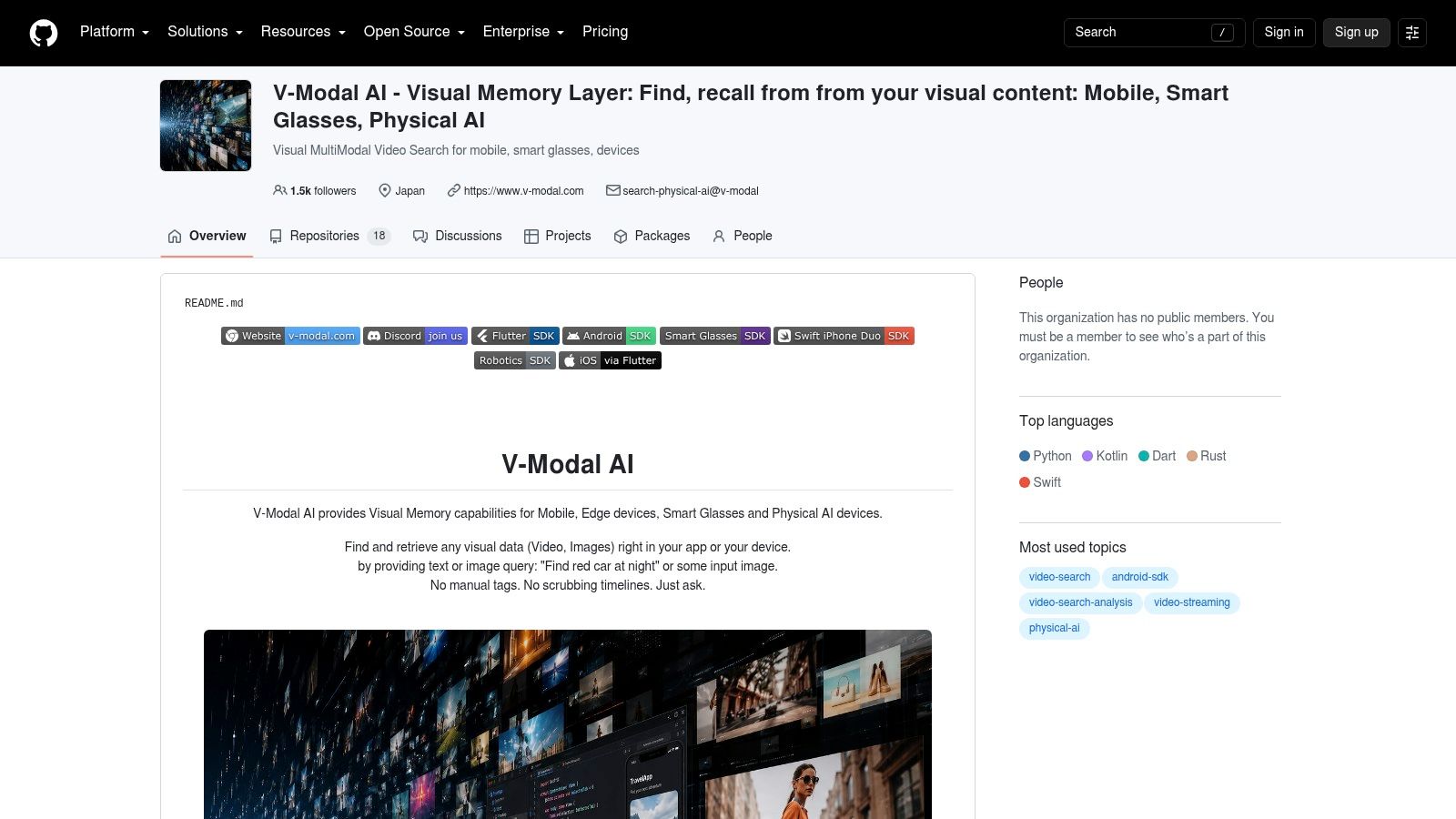 Screenshot from https://github.com/v-modal