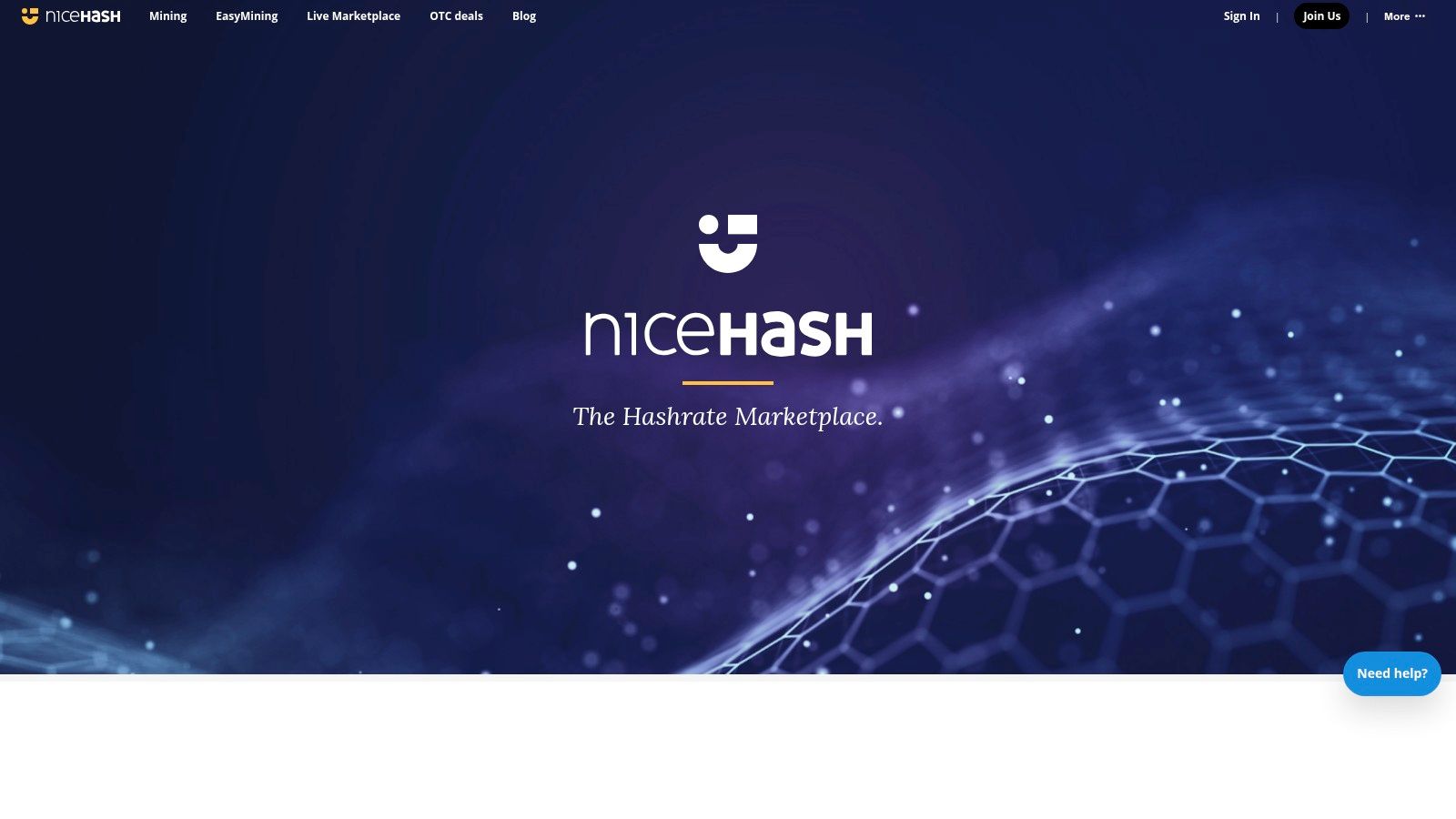 NiceHash mining suite (Miner, QuickMiner, and NHOS)