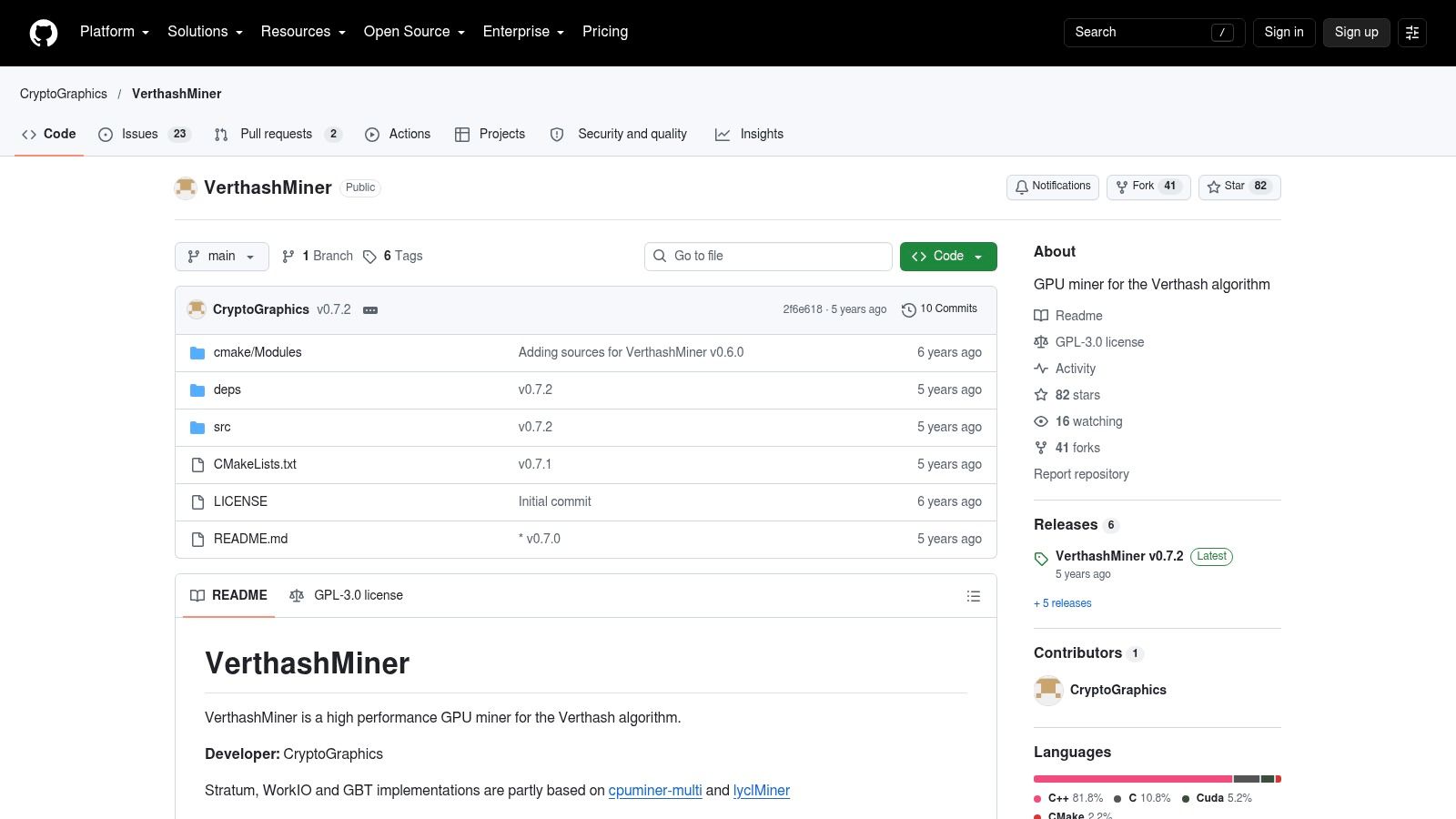 VerthashMiner