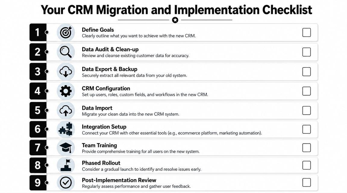 Your CRM Migration and Implementation Checklist