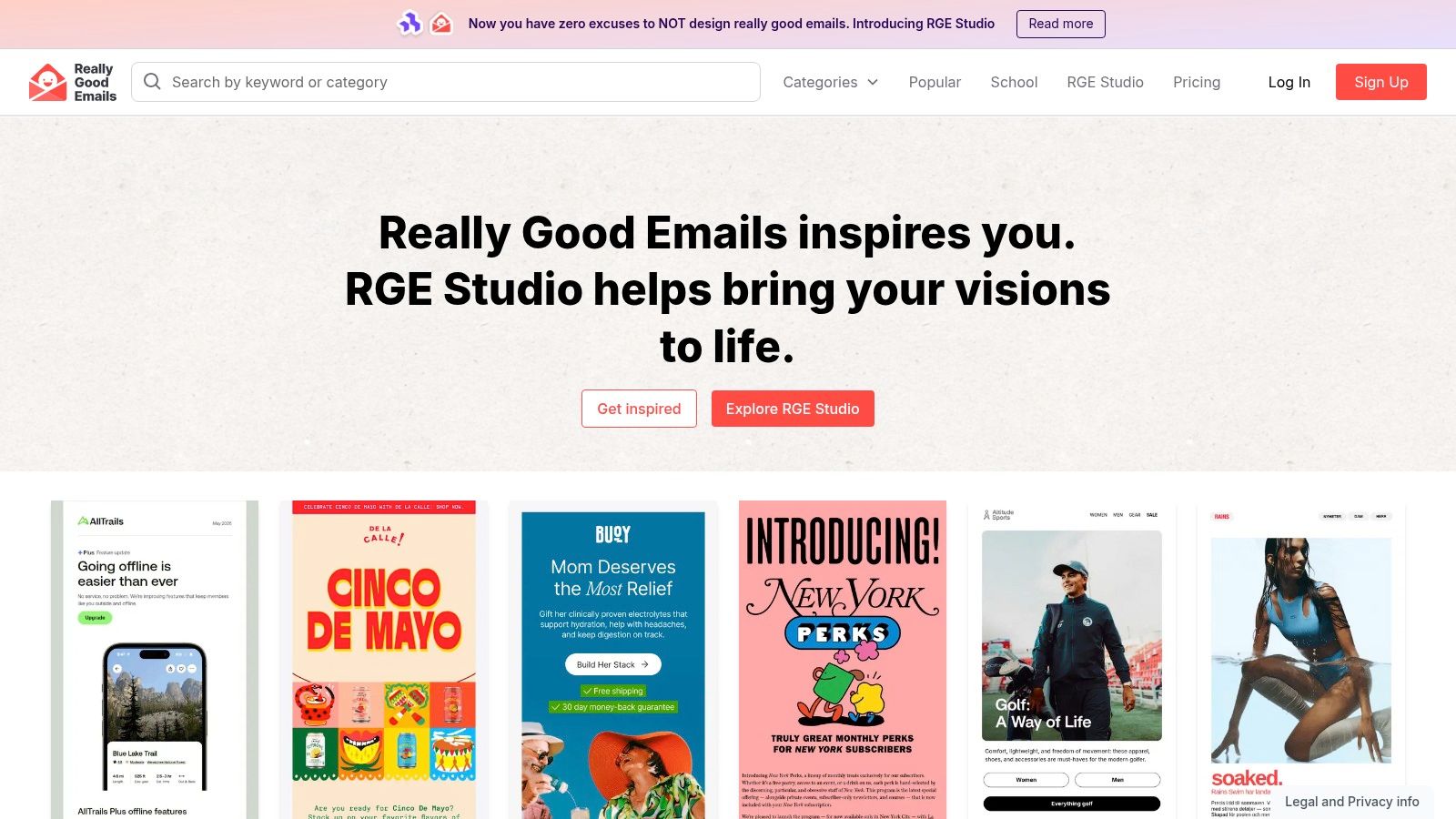 Really Good Emails (RGE) + RGE Studio