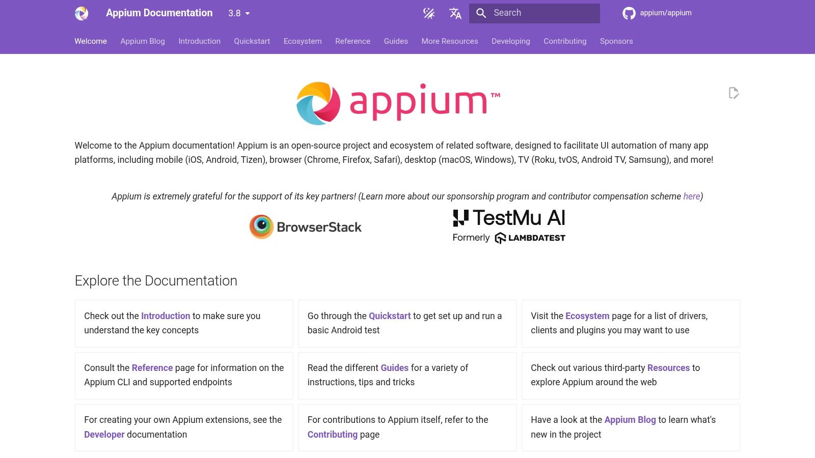 Appium (Mobile E2E)
