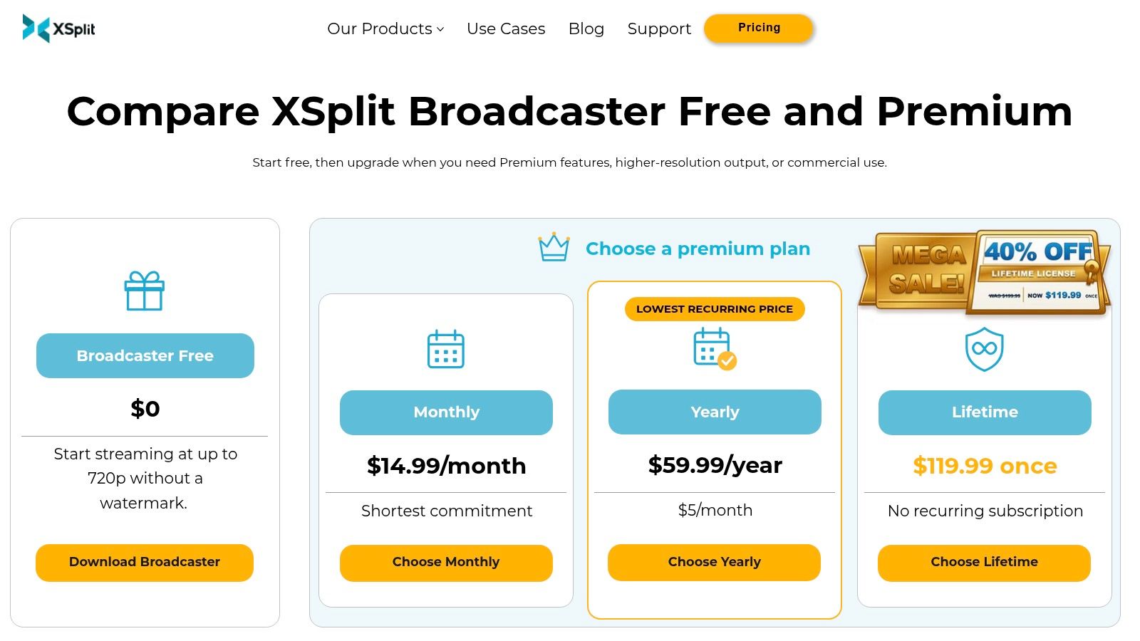 XSplit Broadcaster