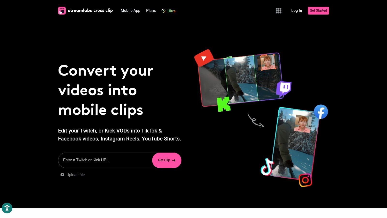 Streamlabs Cross Clip