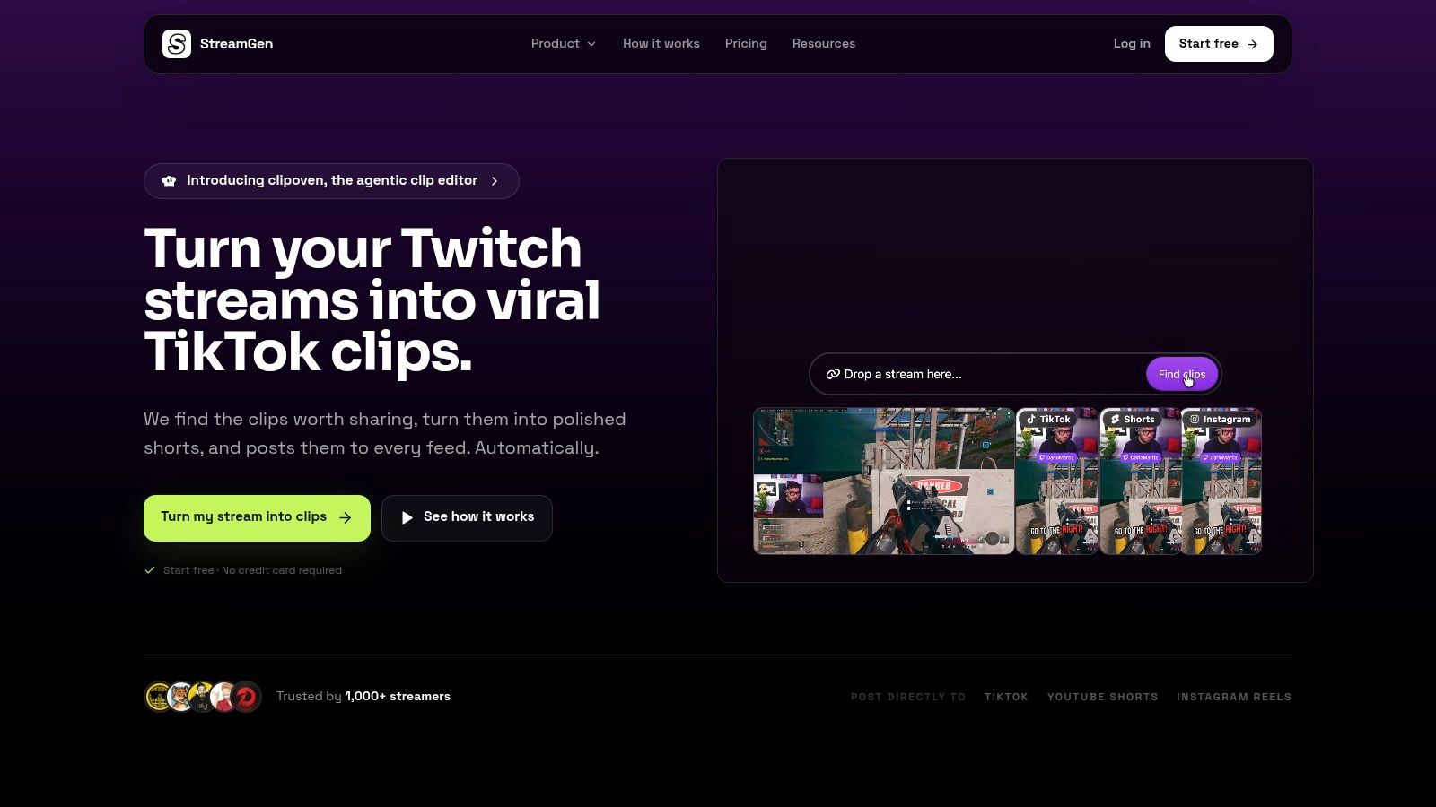Screenshot from https://streamgen.cc