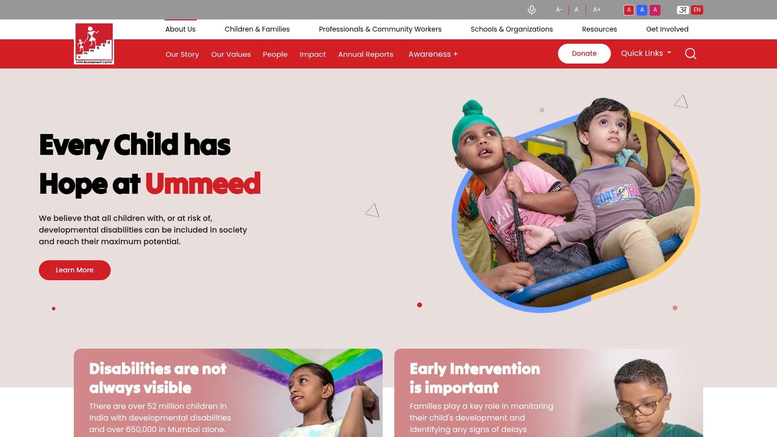 Ummeed Child Development Center Mumbai