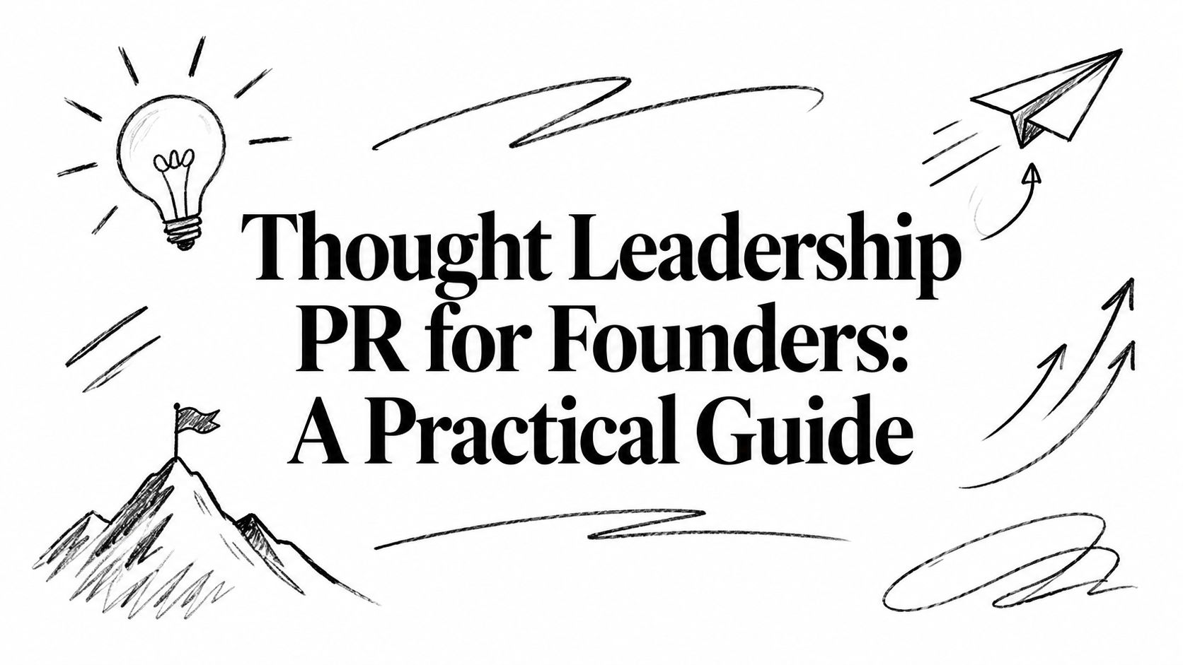 Thought Leadership PR for Founders: A Practical Guide