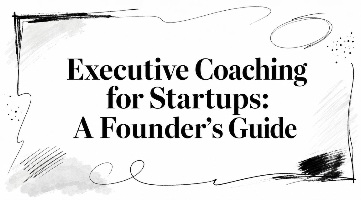 Executive Coaching for Startups: A Founder's Guide