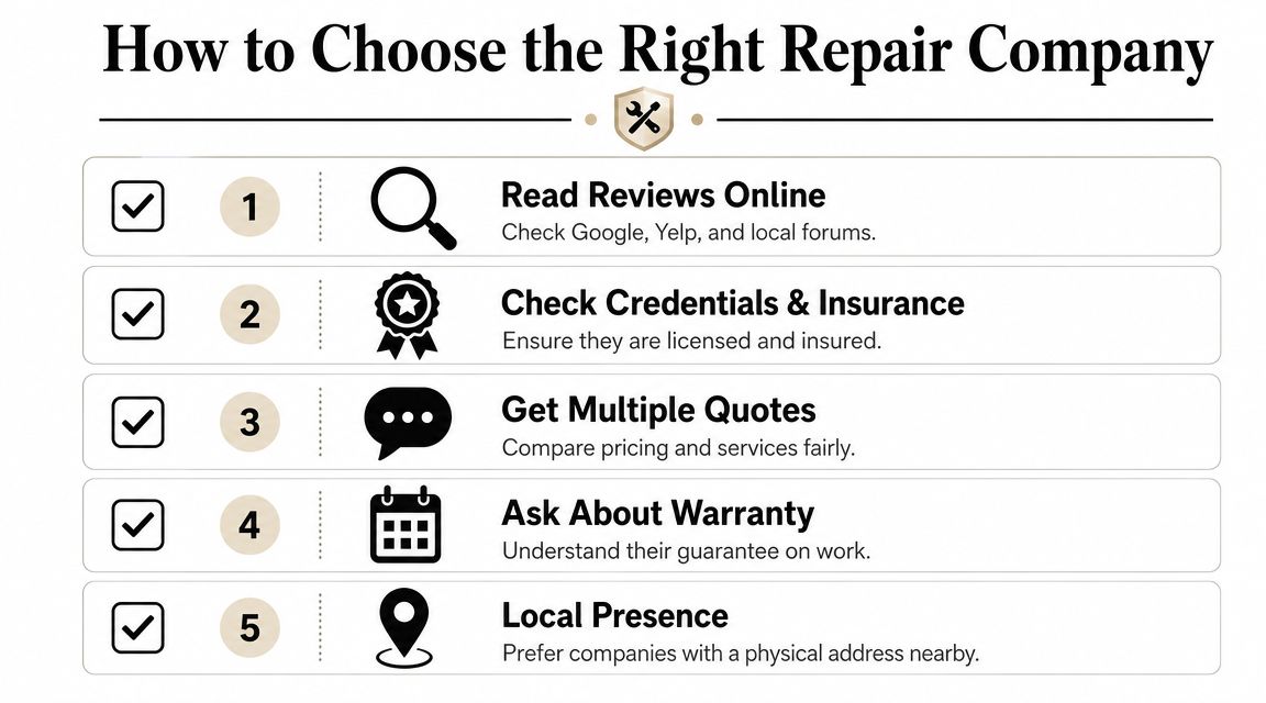 How to Choose the Right Repair Company