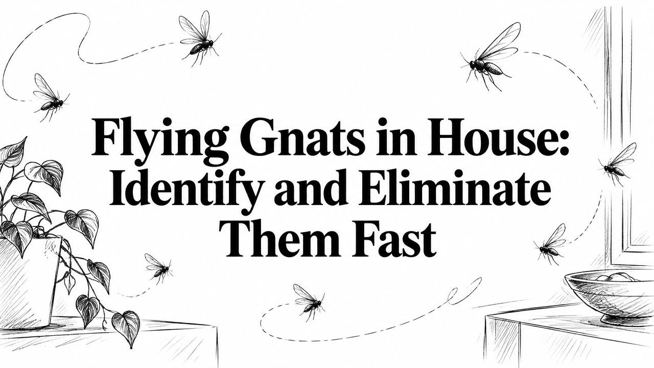 Flying Gnats in House: Identify and Eliminate Them Fast