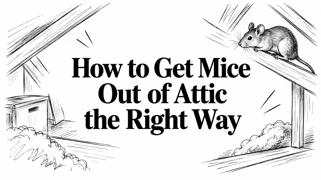 How to Get Mice Out of Attic the Right Way