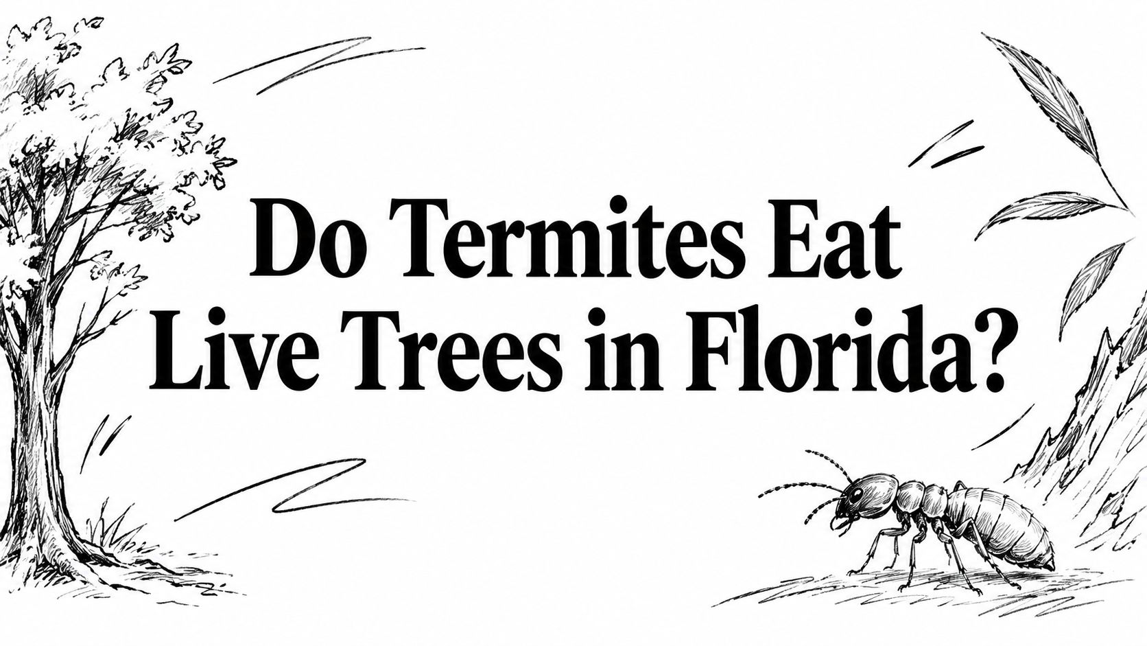 Do Termites Eat Live Trees in Florida?