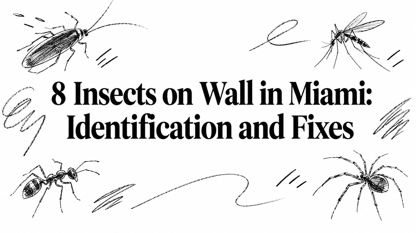 8 Insects on Wall in Miami: Identification and Fixes