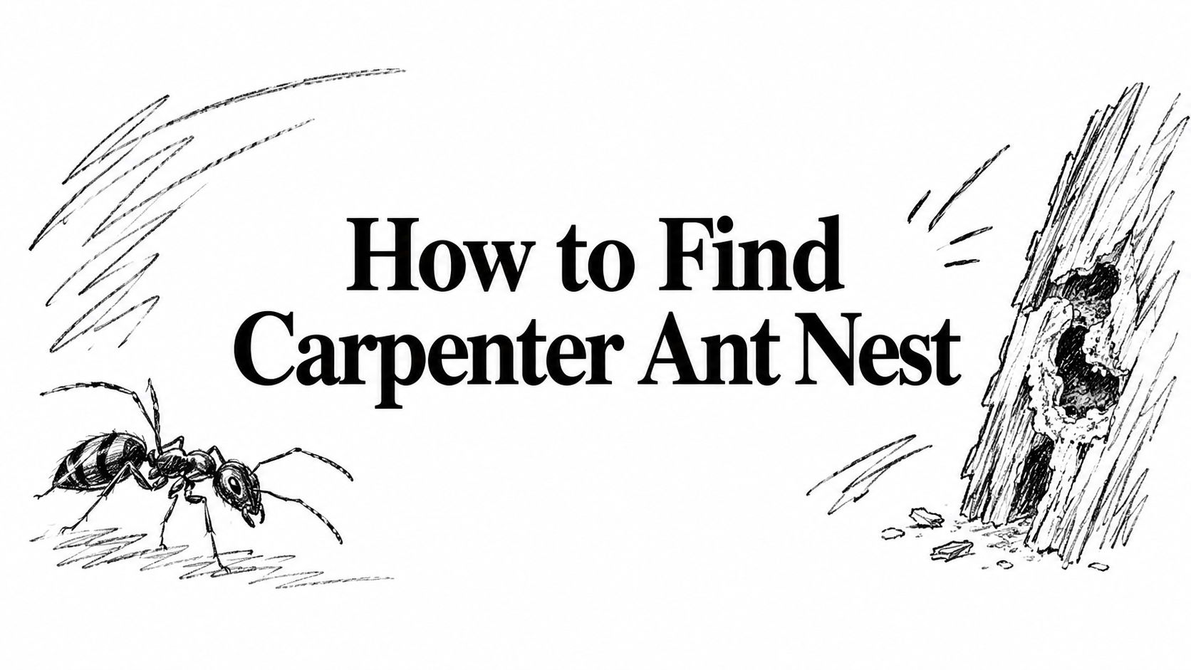 How to Find Carpenter Ant Nest