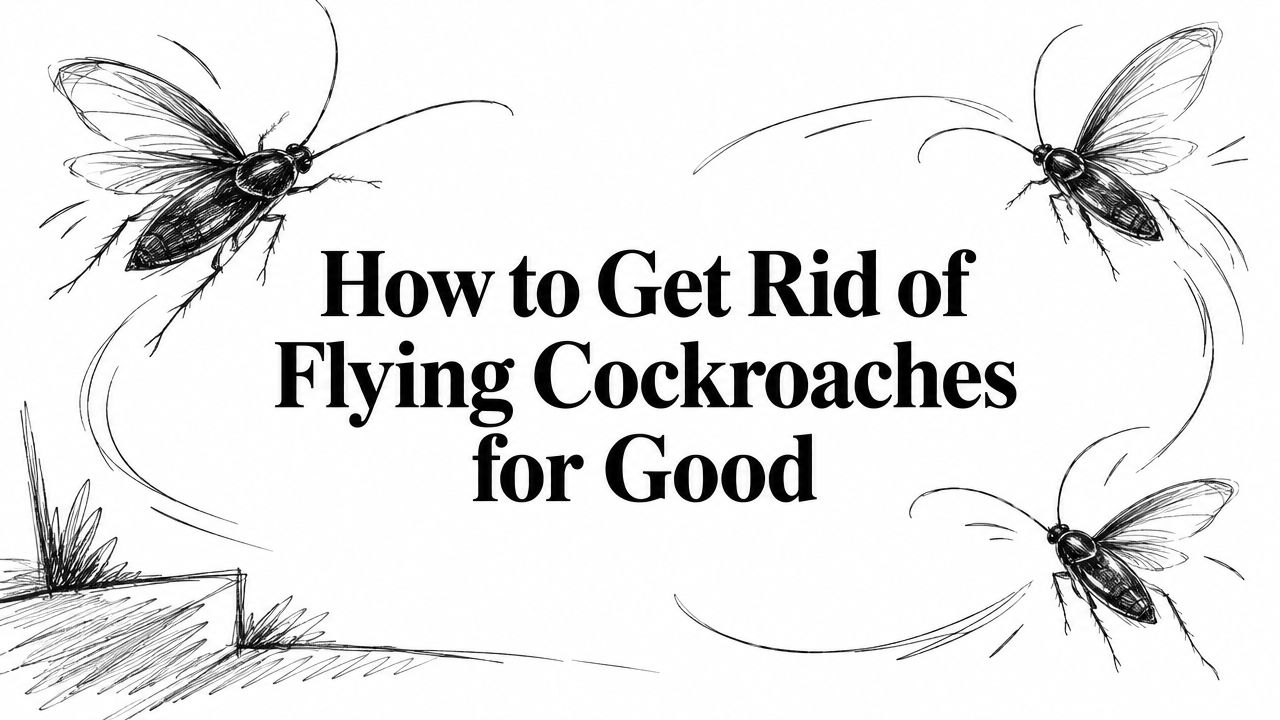 How to Get Rid of Flying Cockroaches for Good