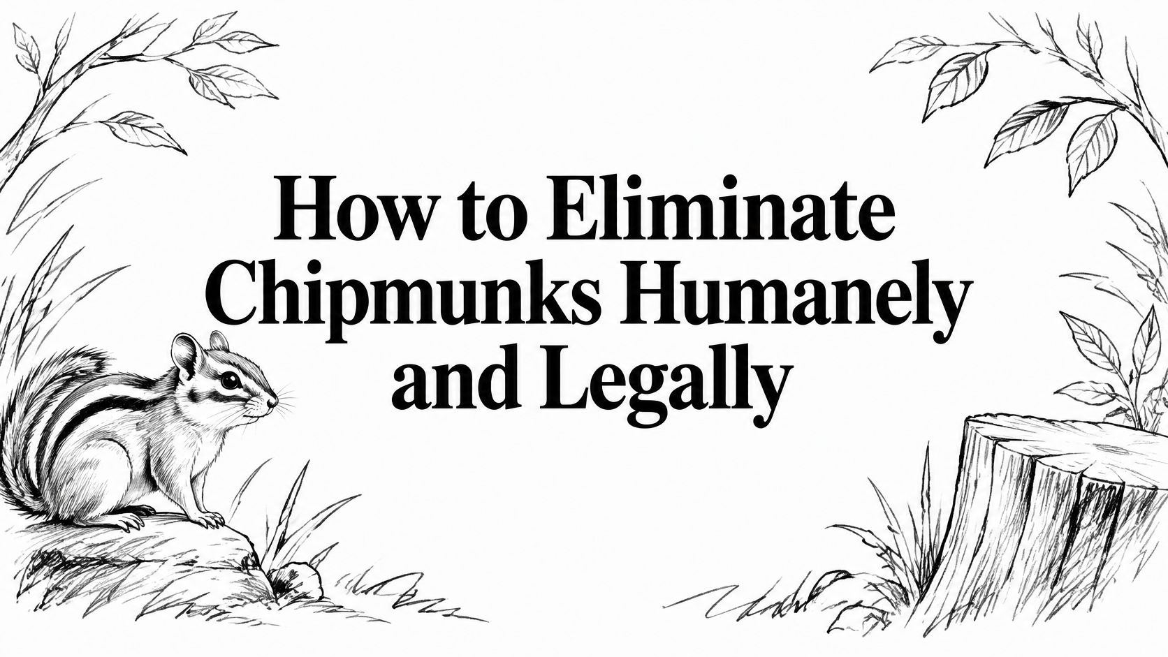 How to Eliminate Chipmunks Humanely and Legally