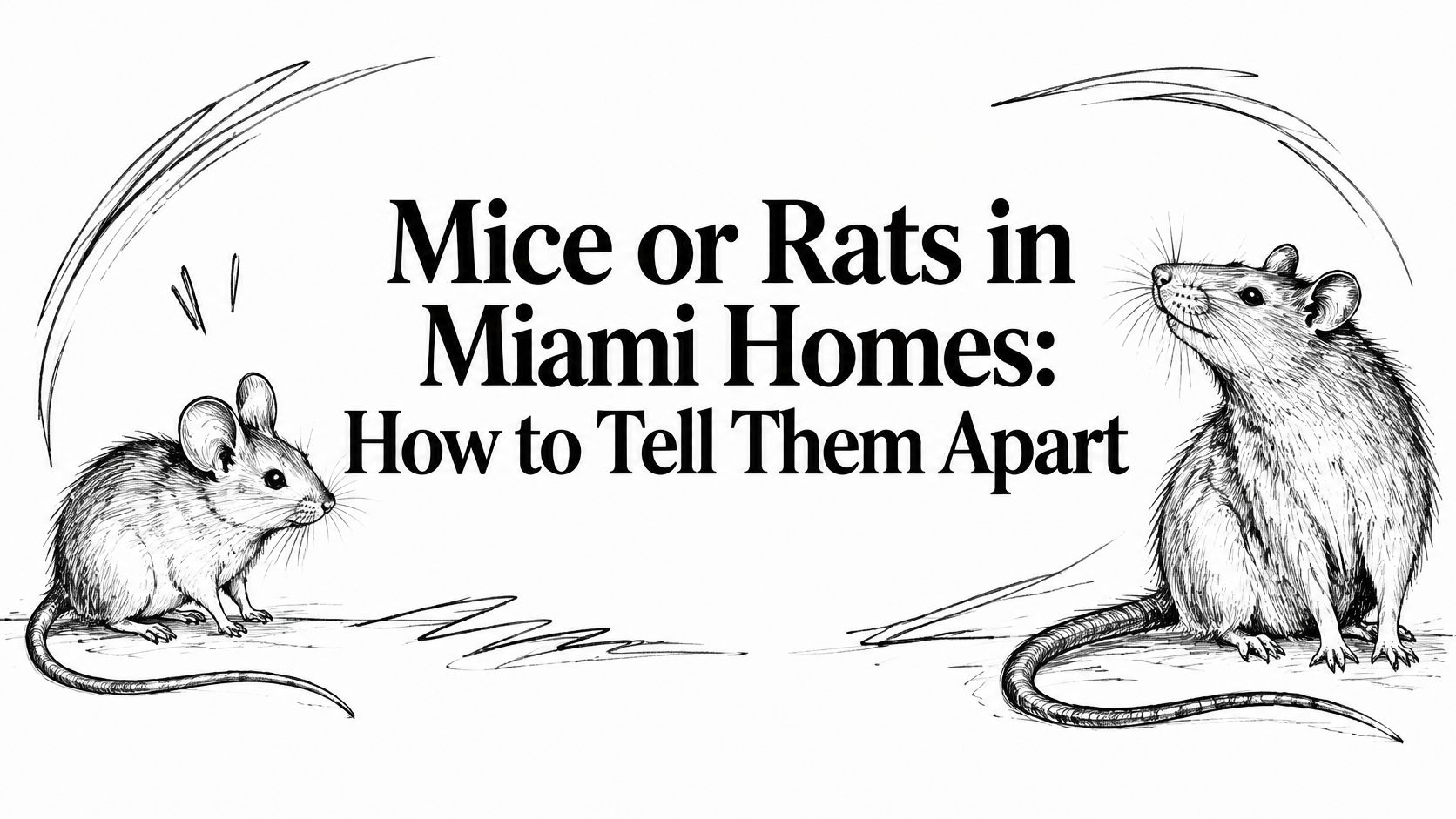 Mice or Rats in Miami Homes: How to Tell Them Apart