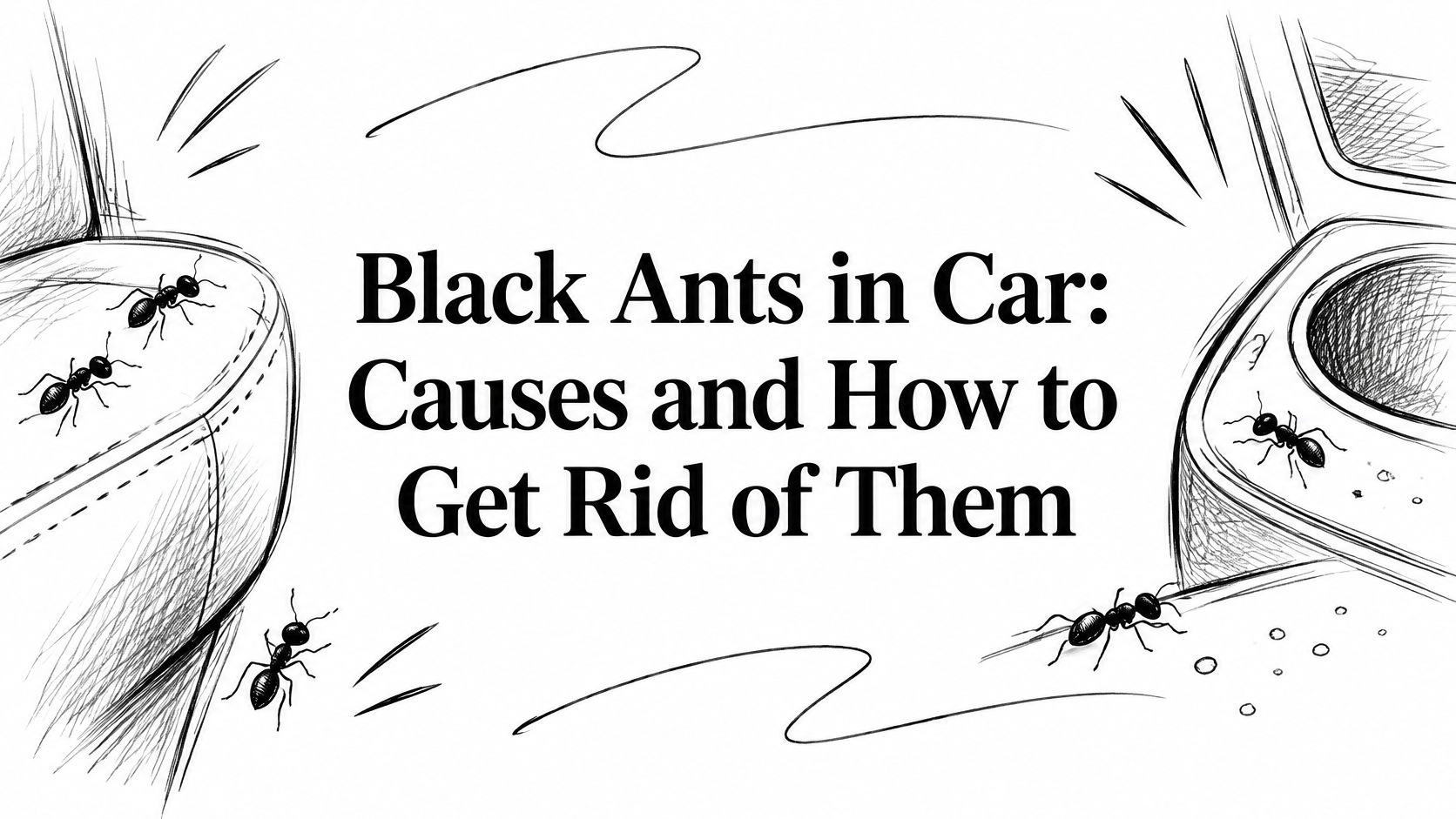 Black Ants in Car: Causes and How to Get Rid of Them