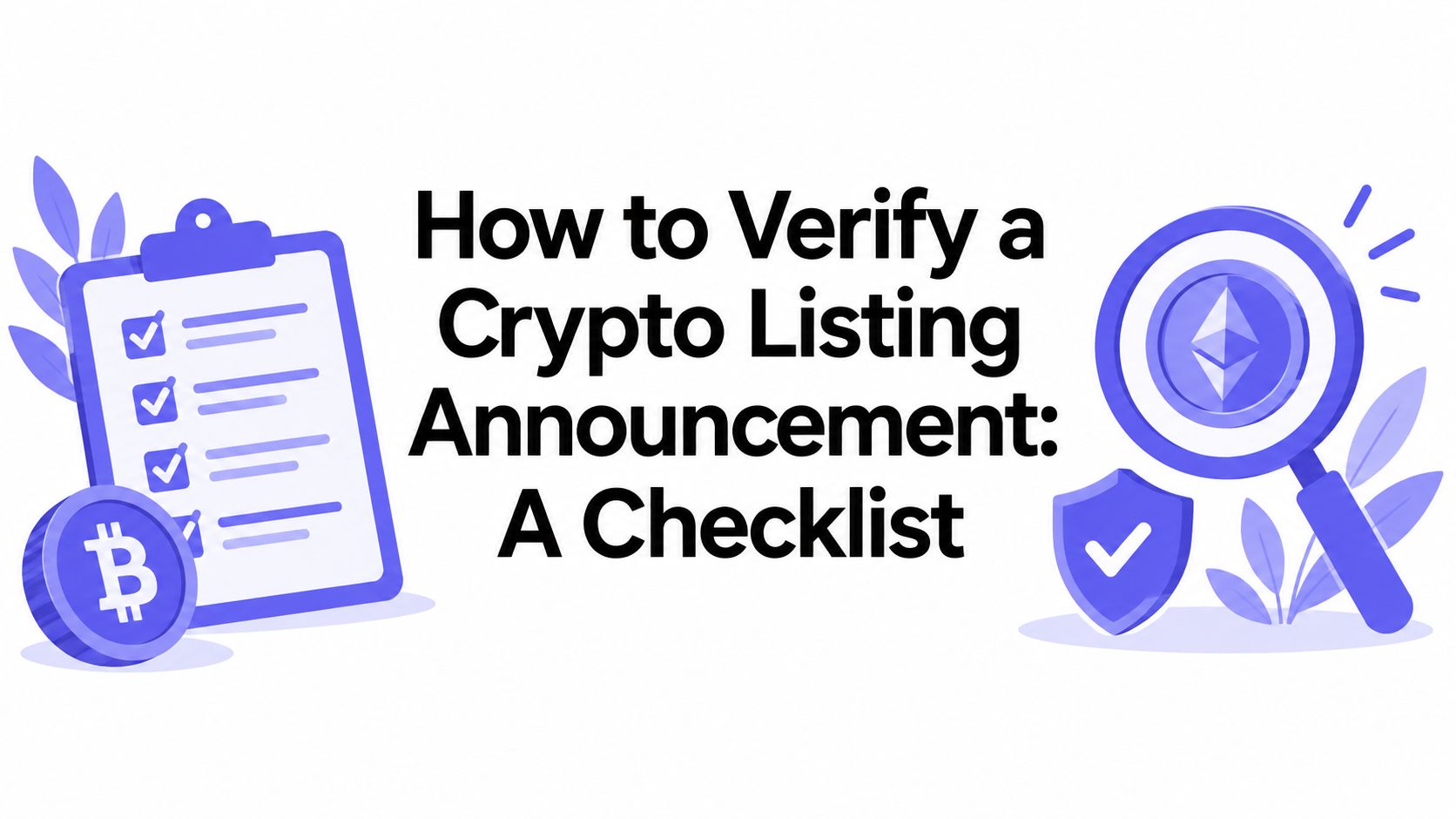 How to Verify a Crypto Listing Announcement: A Checklist