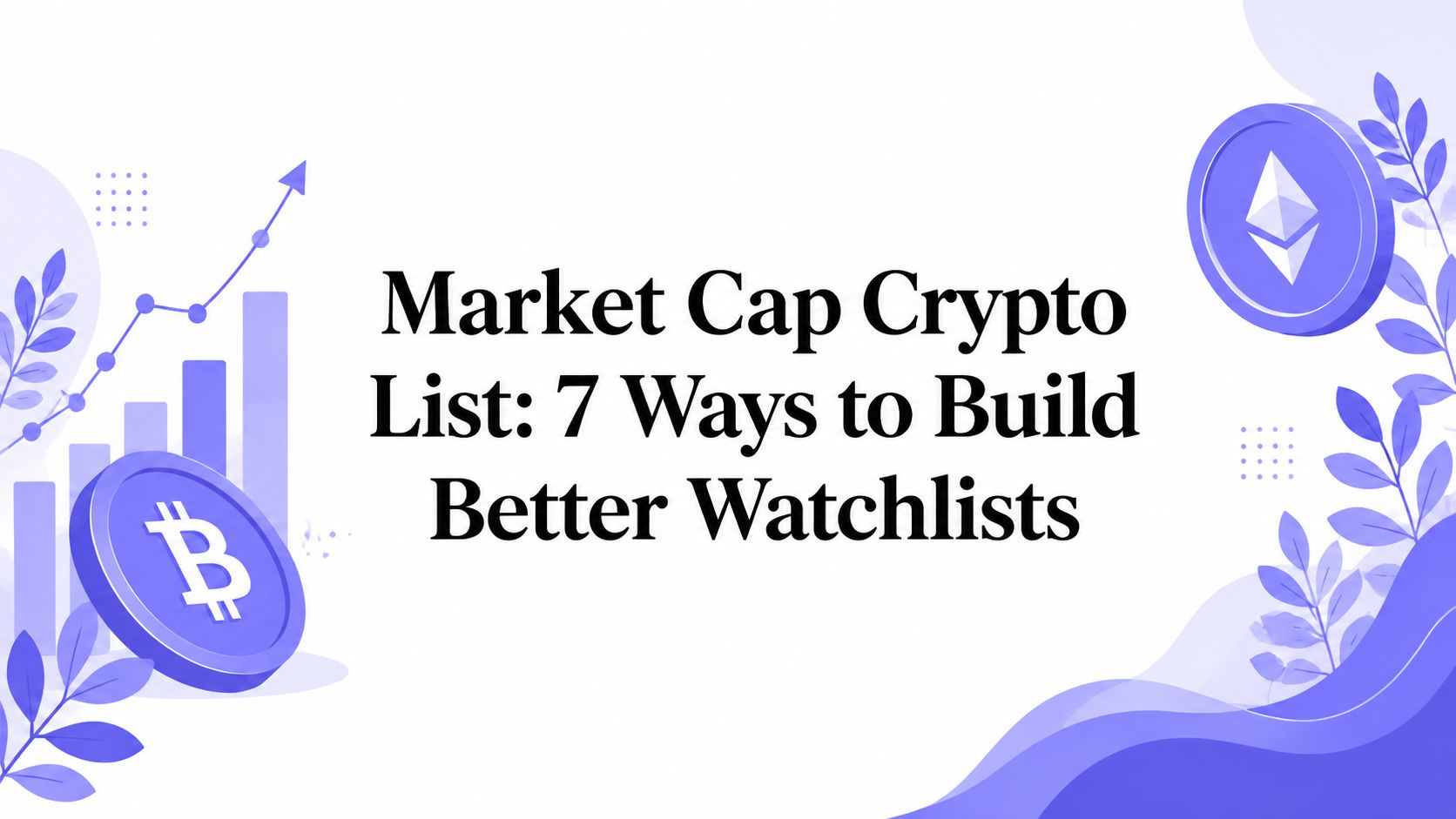 Market Cap Crypto List: 7 Ways to Build Better Watchlists