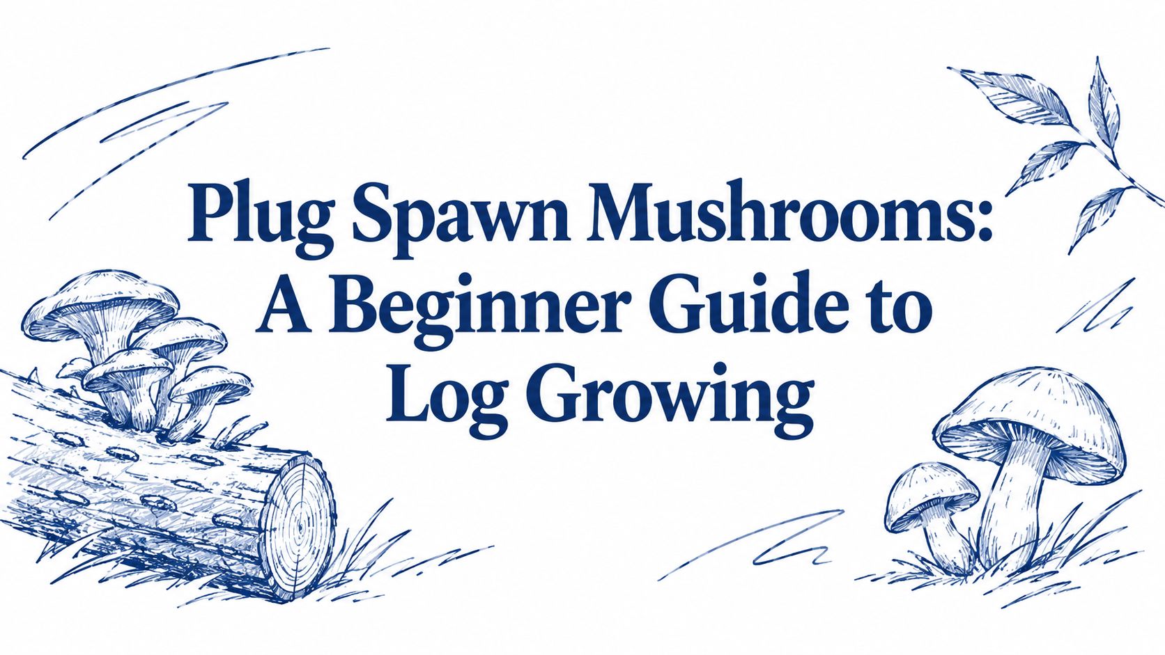 Plug Spawn Mushrooms: A Beginner Guide to Log Growing