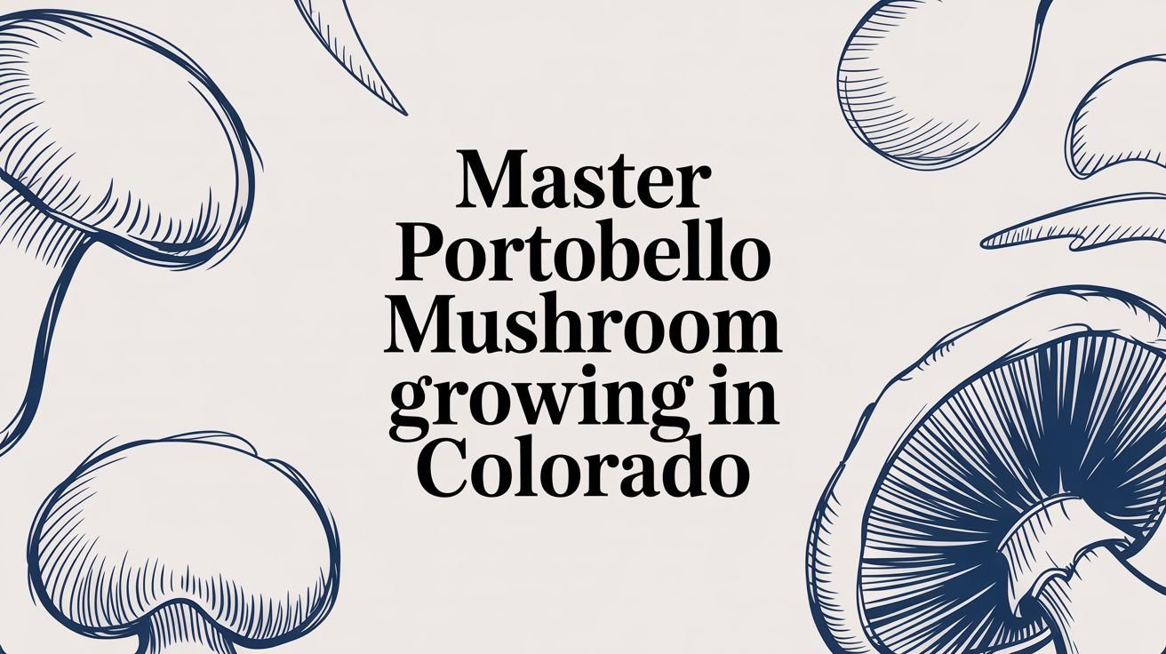 Master Portobello Mushroom Growing in Colorado