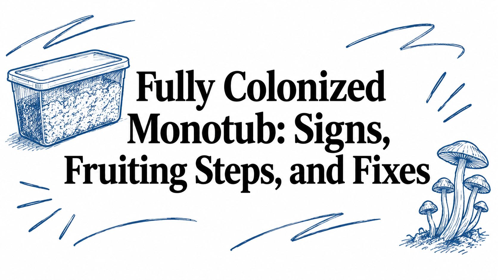 Fully Colonized Monotub: Signs, Fruiting Steps, and Fixes