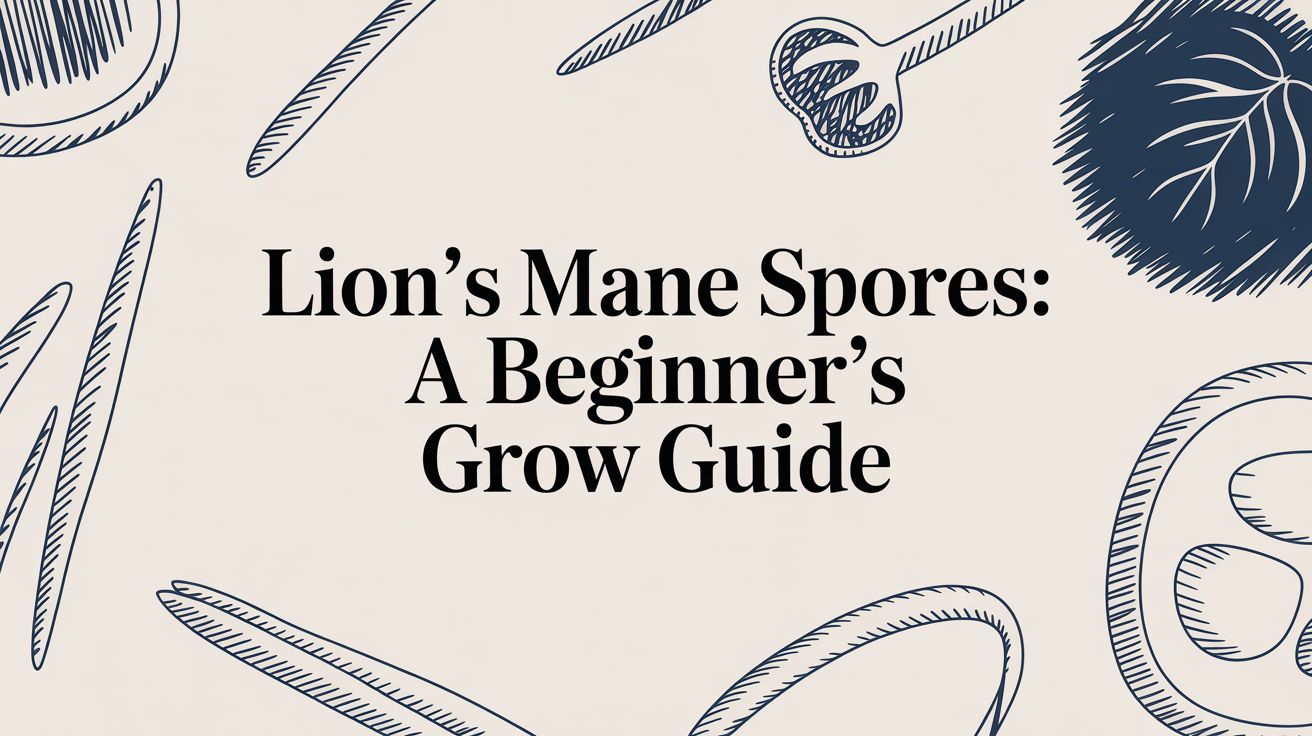 Lion's Mane Spores: A Beginner's Grow Guide