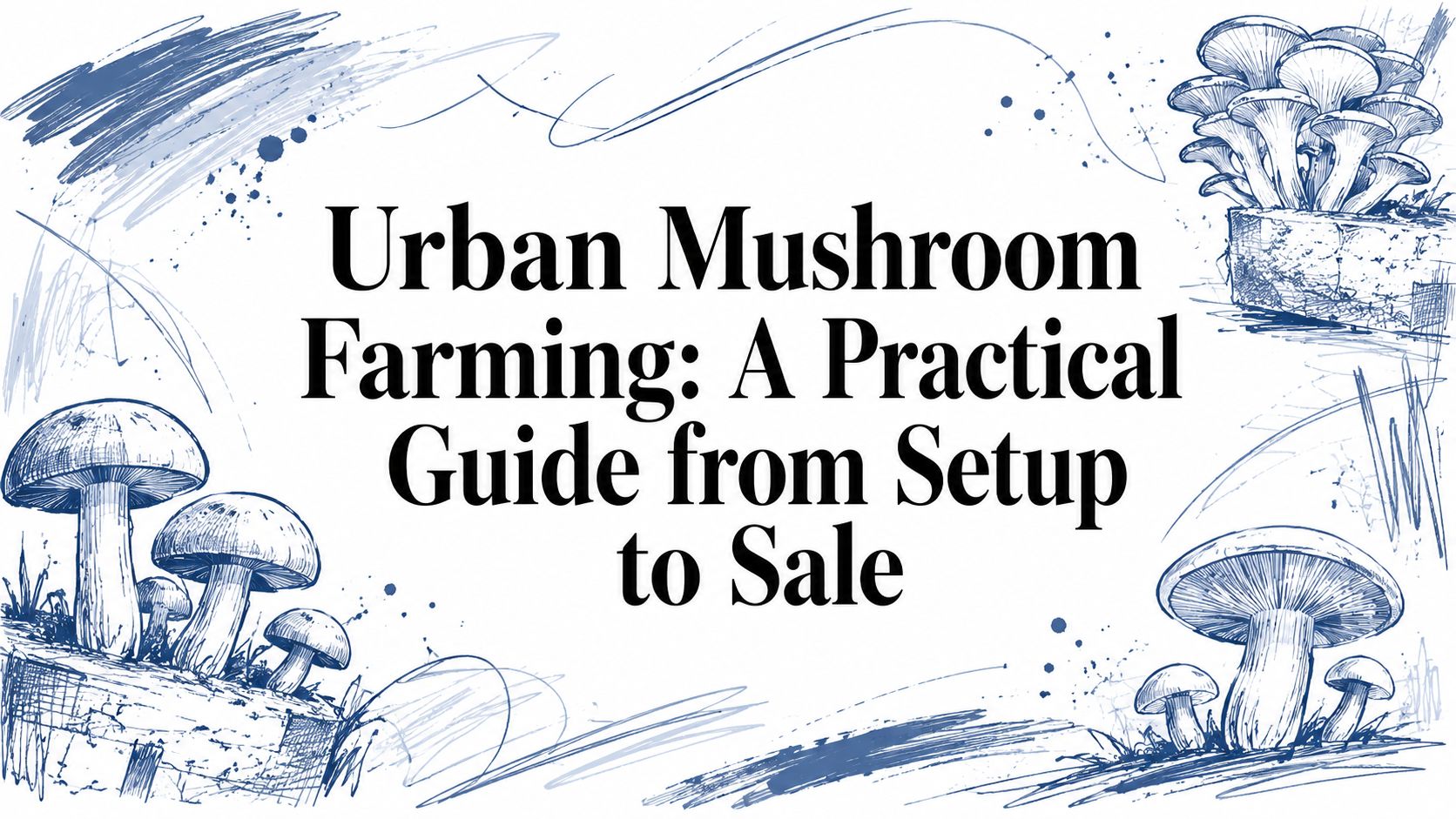 Urban Mushroom Farming: A Practical Guide from Setup to Sale