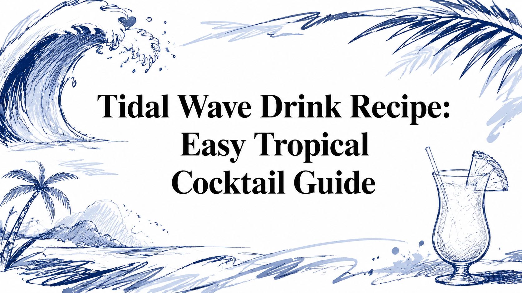 Tidal Wave Drink Recipe: Easy Tropical Cocktail Guide