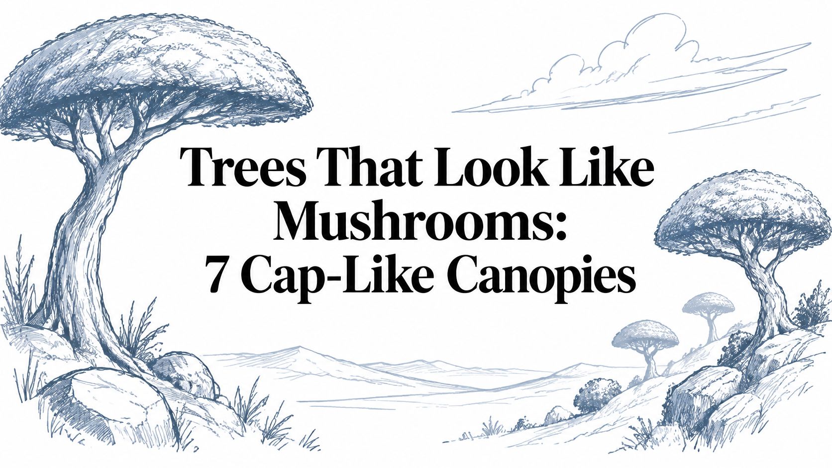 Trees That Look Like Mushrooms: 7 Cap-Like Canopies